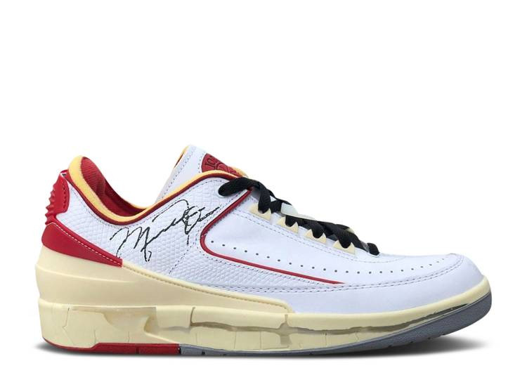Air Jordan 2 Retro Low SP Off-White White Red