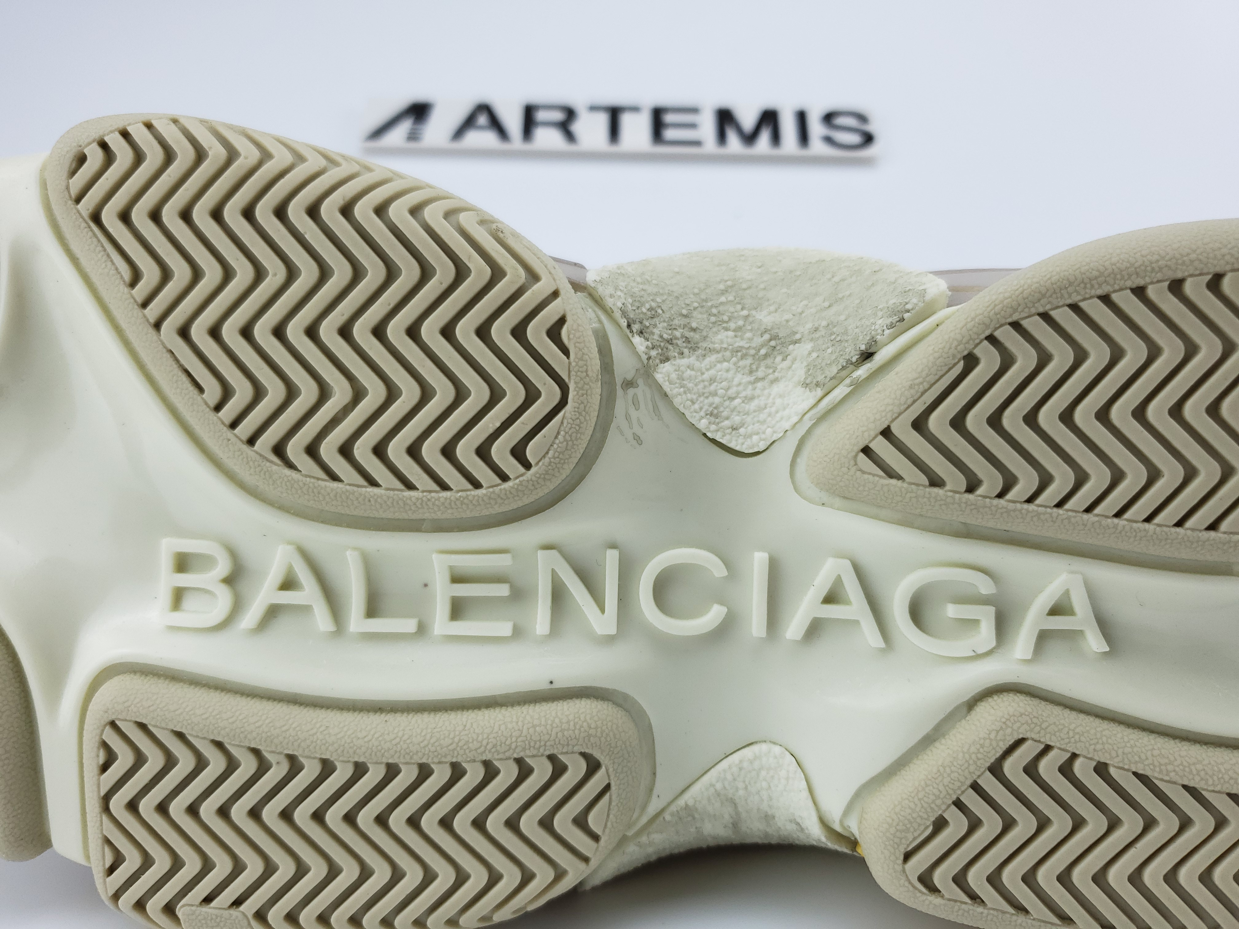 Balenciga Triple S Beige Green Yellow (2018 Reissue)