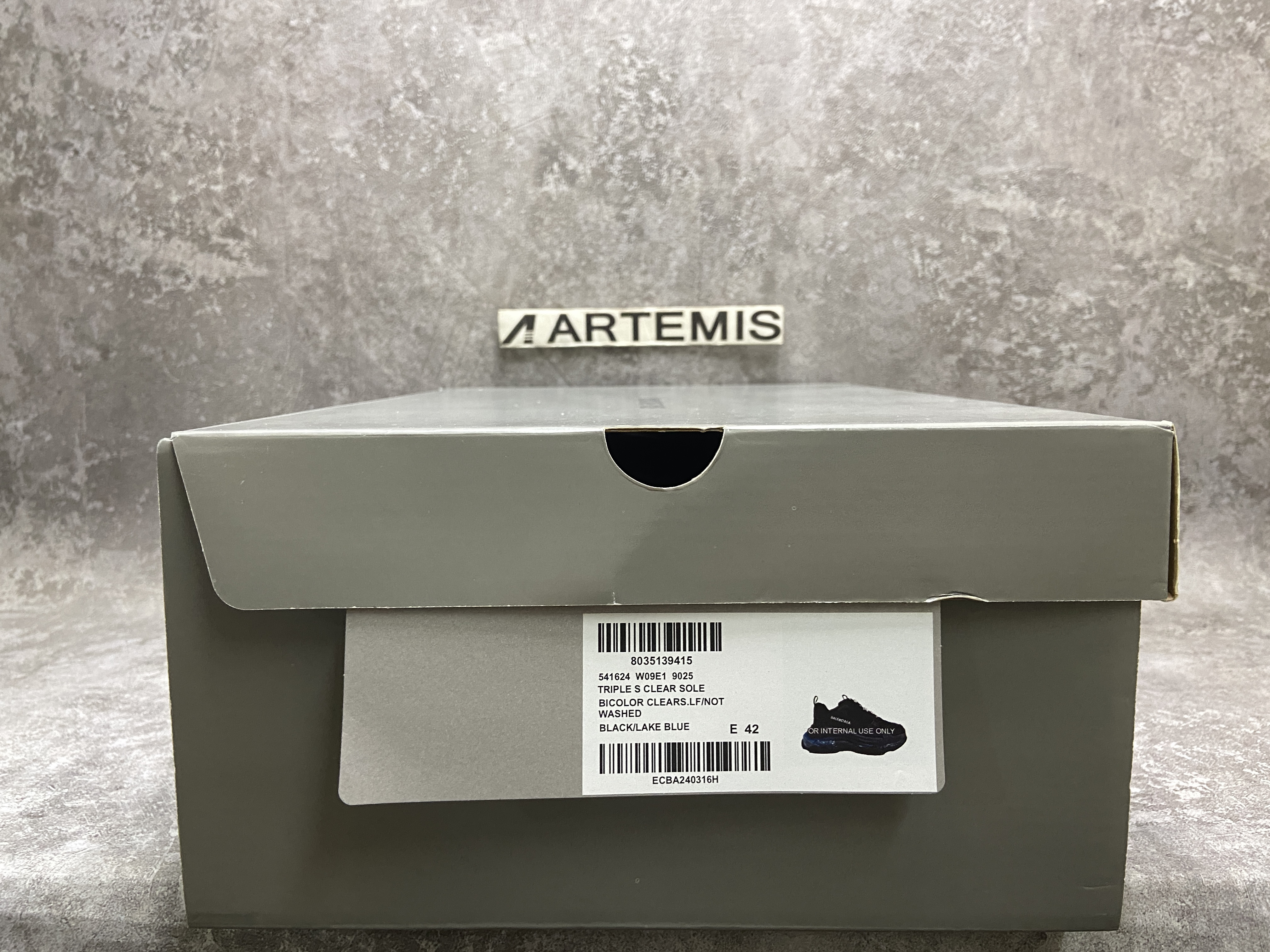 Balenciga Triple S Black Blue