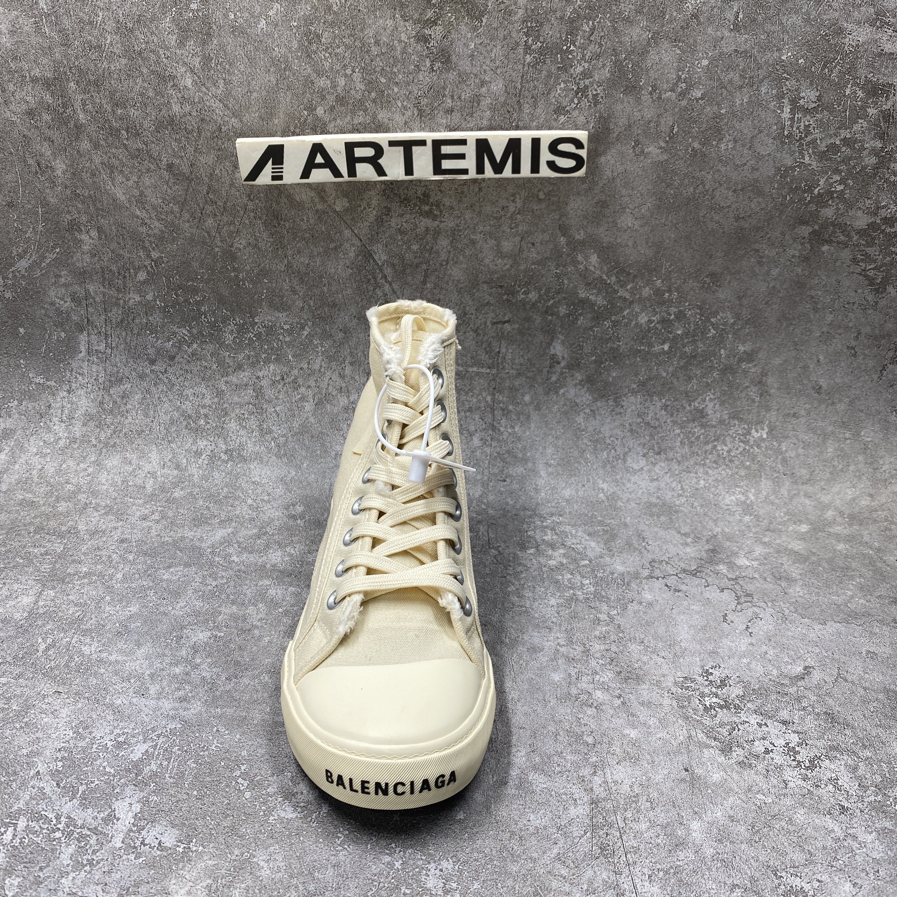 PARIS HIGH TOP SNEAKER IN WHITE