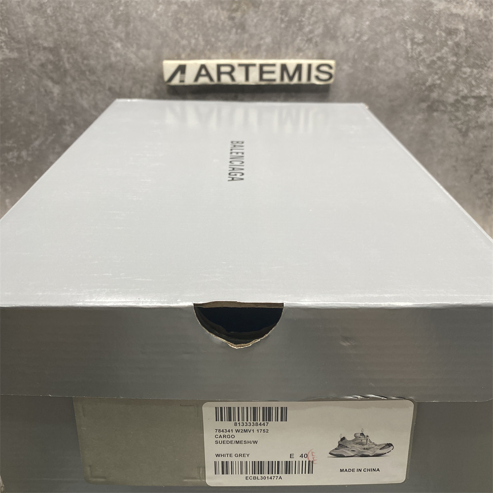 Balenciga Cargo Sneaker white Grey