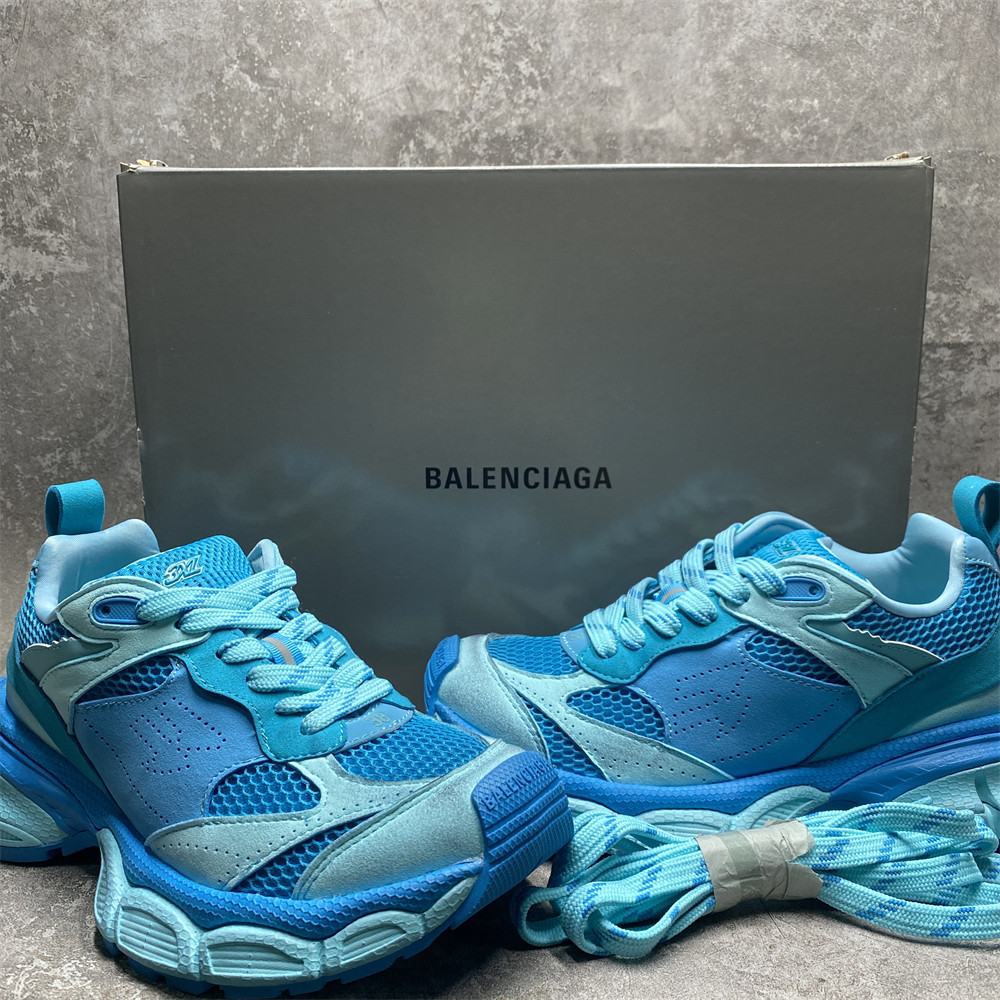 Balenciga 3XL Suede LT.Blue