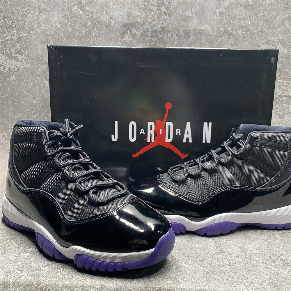 Jordan 11 Retro black purple