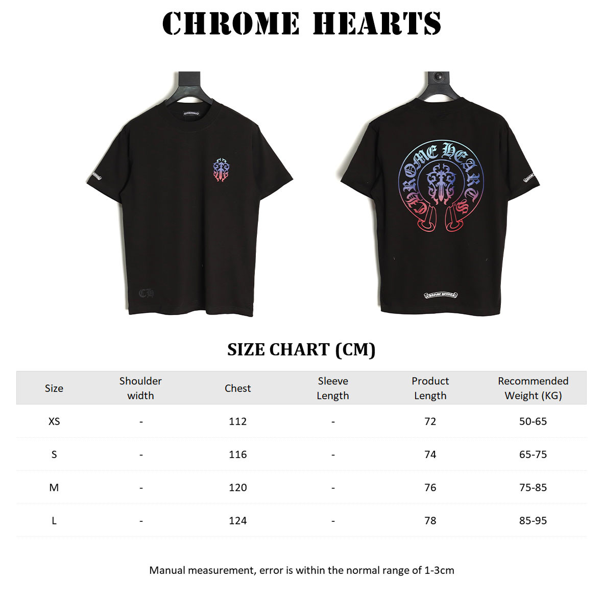 Chrome hearte ch 25ss Short-sleeved T-shirt