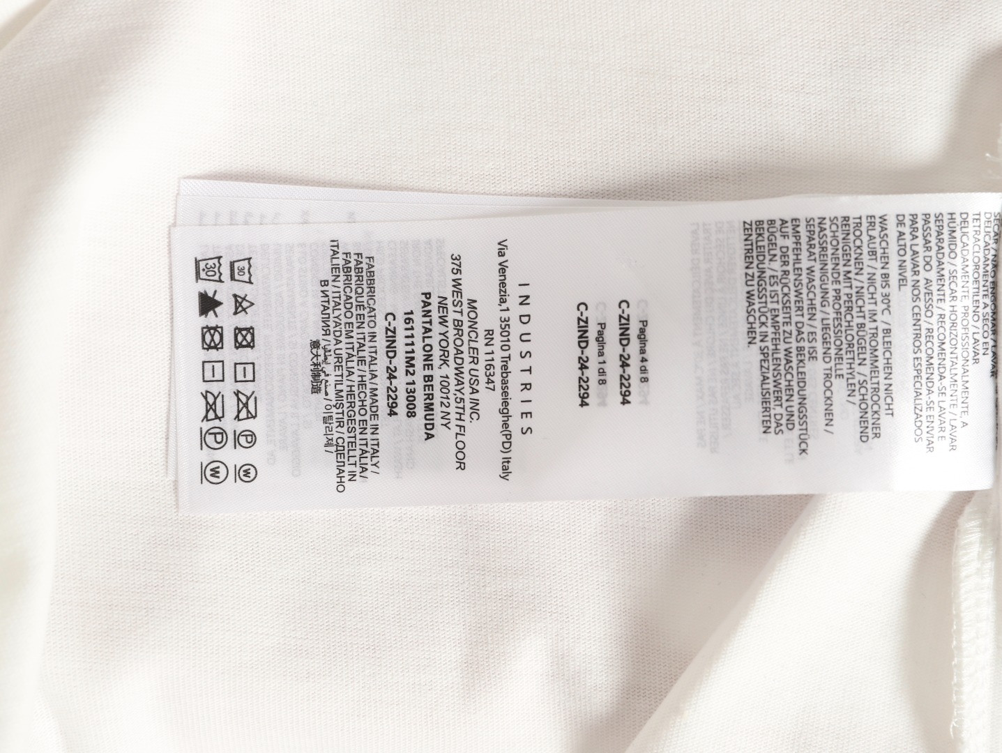 Moncler Short-sleeved T-shirt
