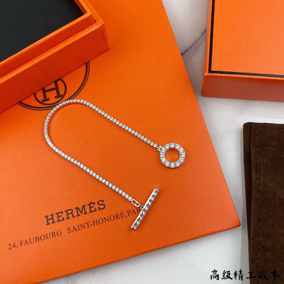 hermès ot fully Di*m*nd-encrusted bracelet
