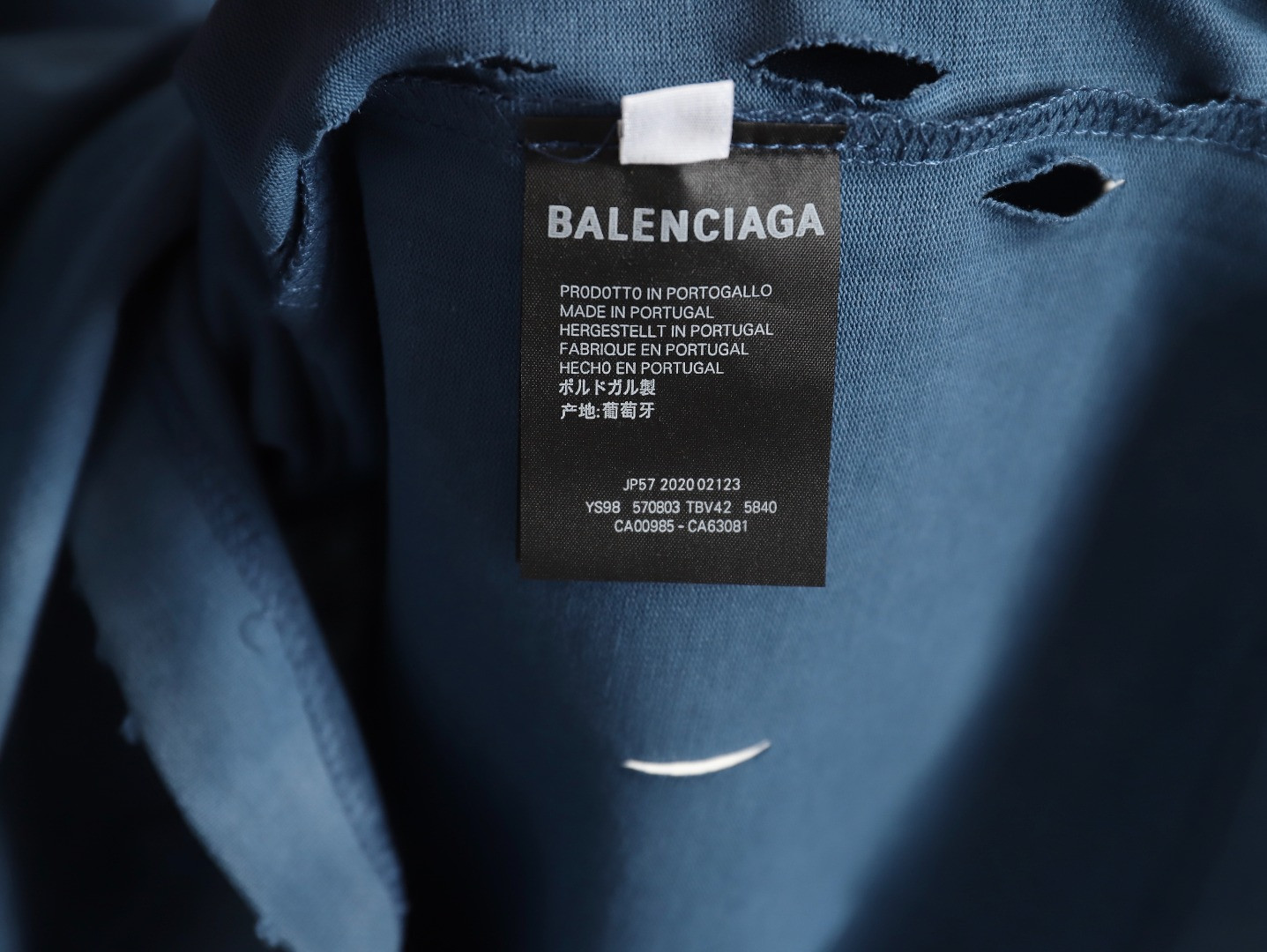 Ba*len*cia*ga 23ss short-sleeved t-shirt