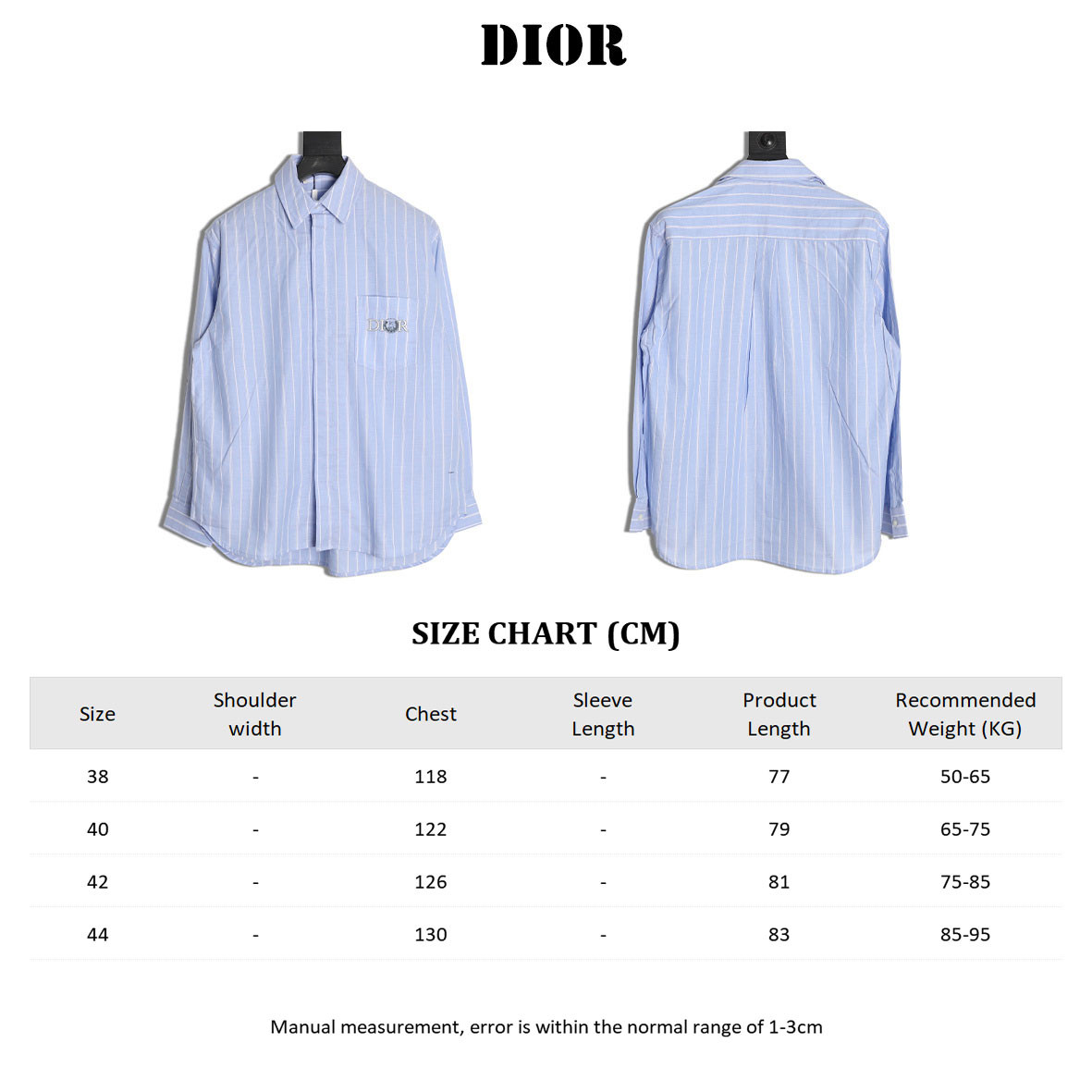 D*or 25ss long-sleeved shirts