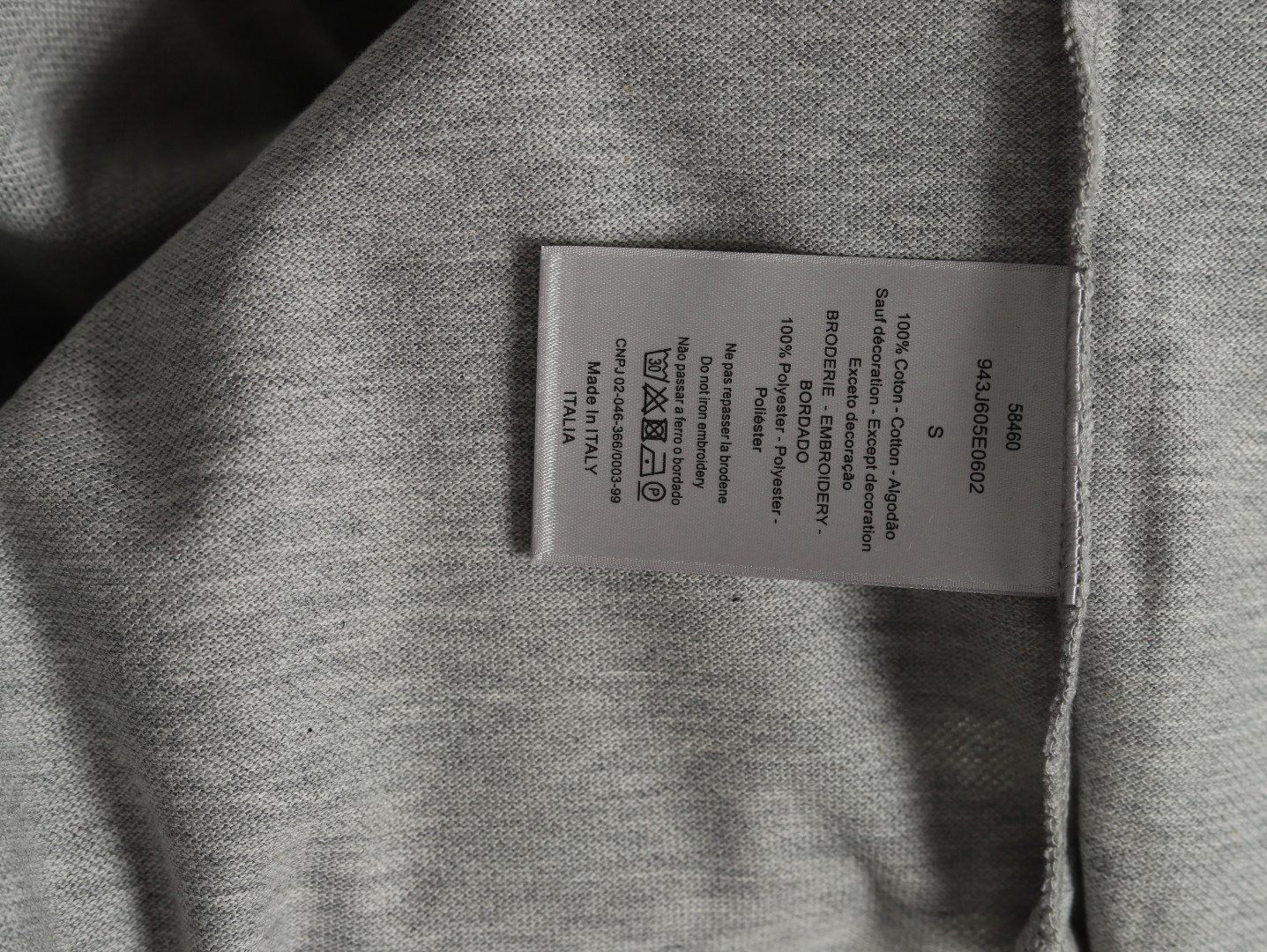 D*or 22ss short-sleeved polo shirt