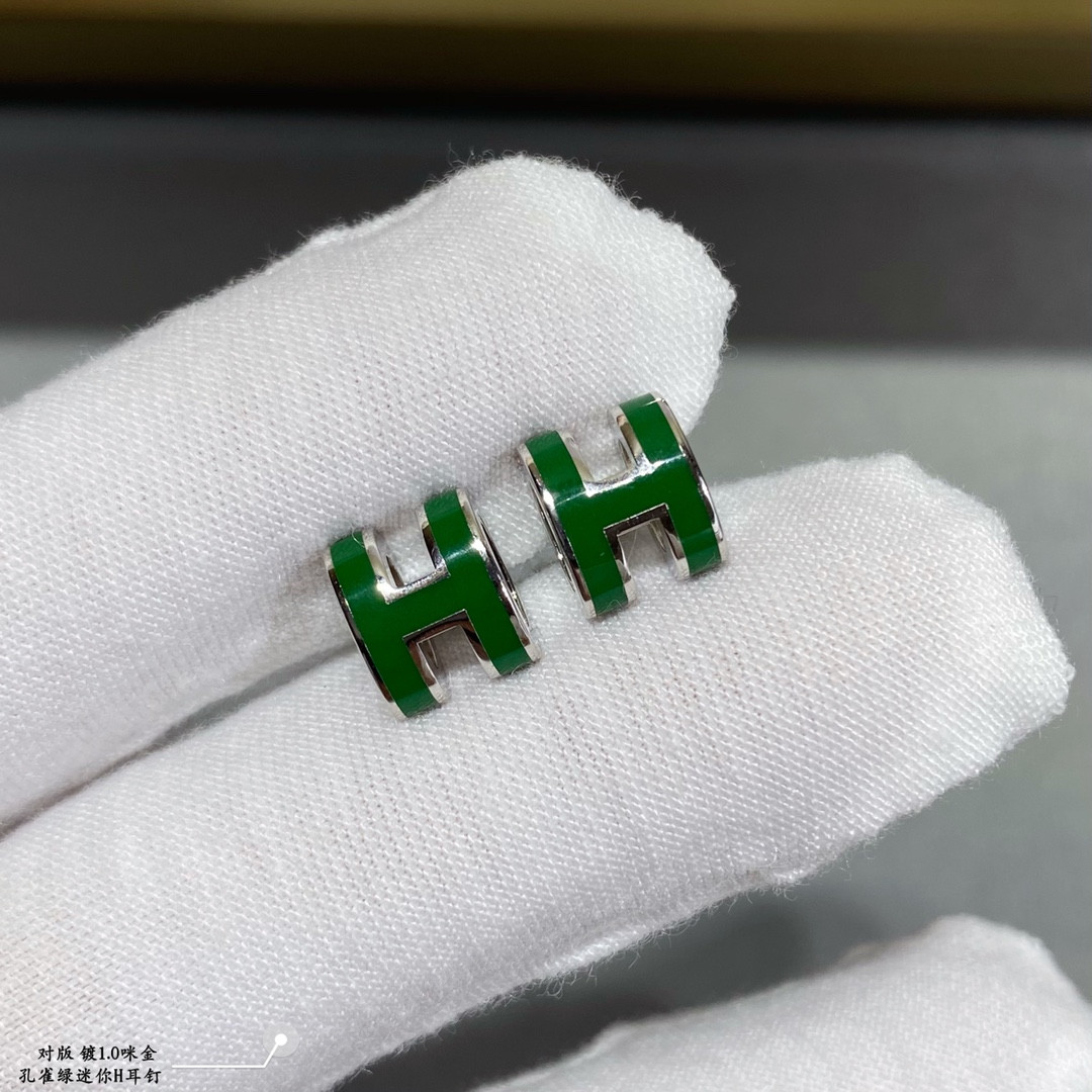 Hermès Mini H Linglong Earrings