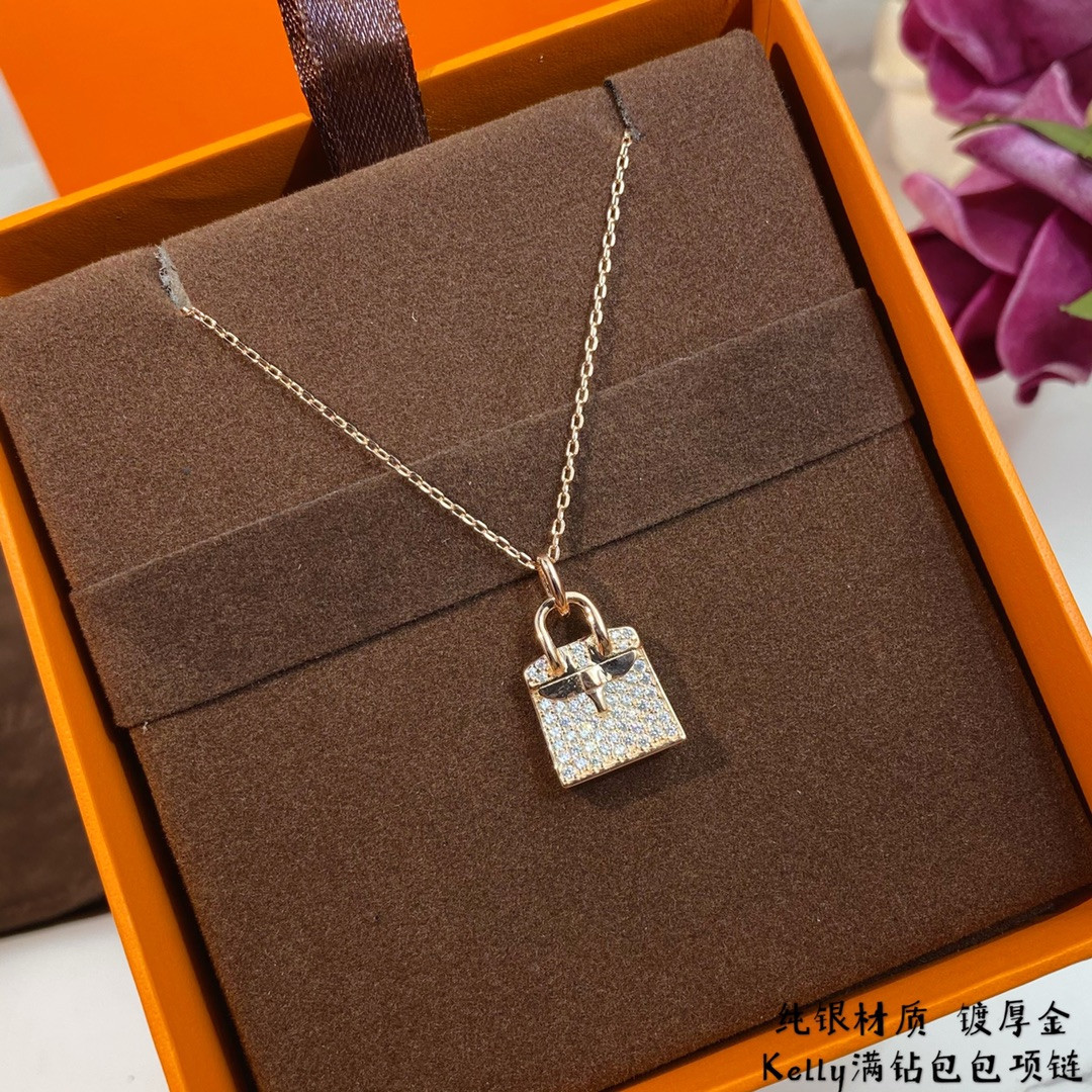 Hermès Classic Kelly Bag Necklace