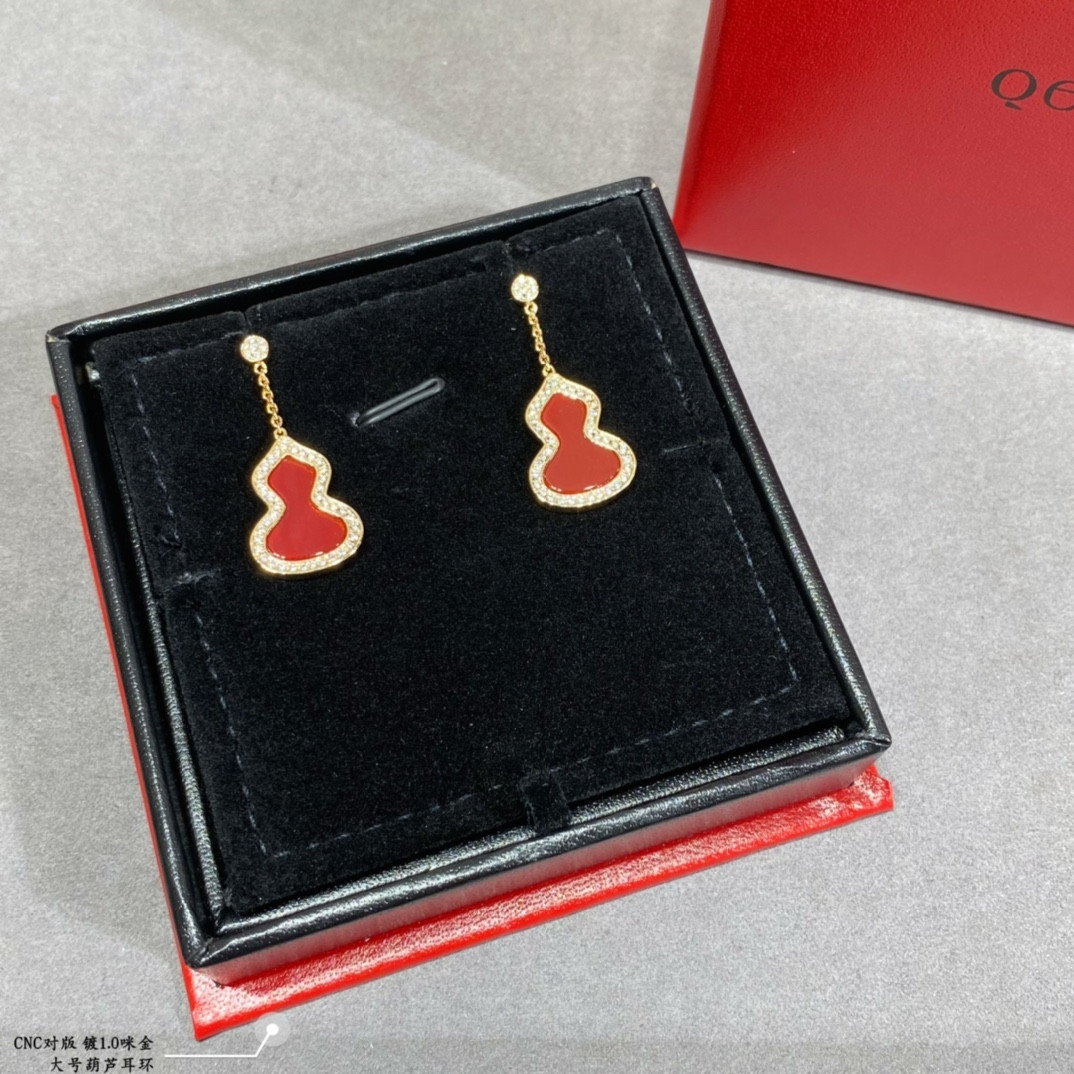Qeelin Large Gourd Earrings
