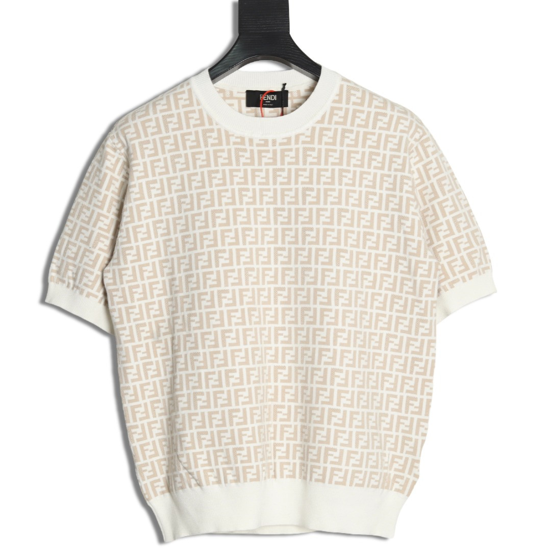 F**di fd knitting short-sleeved