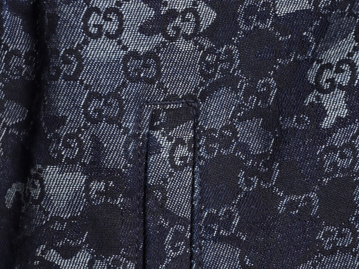 G*u*i guc denim coats suit