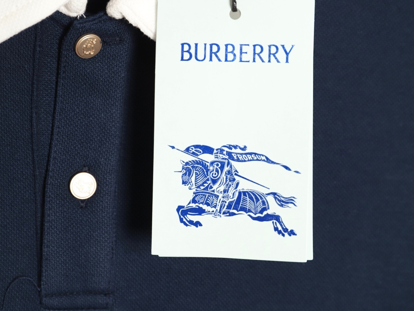 B**rry long-sleeved polo shirt