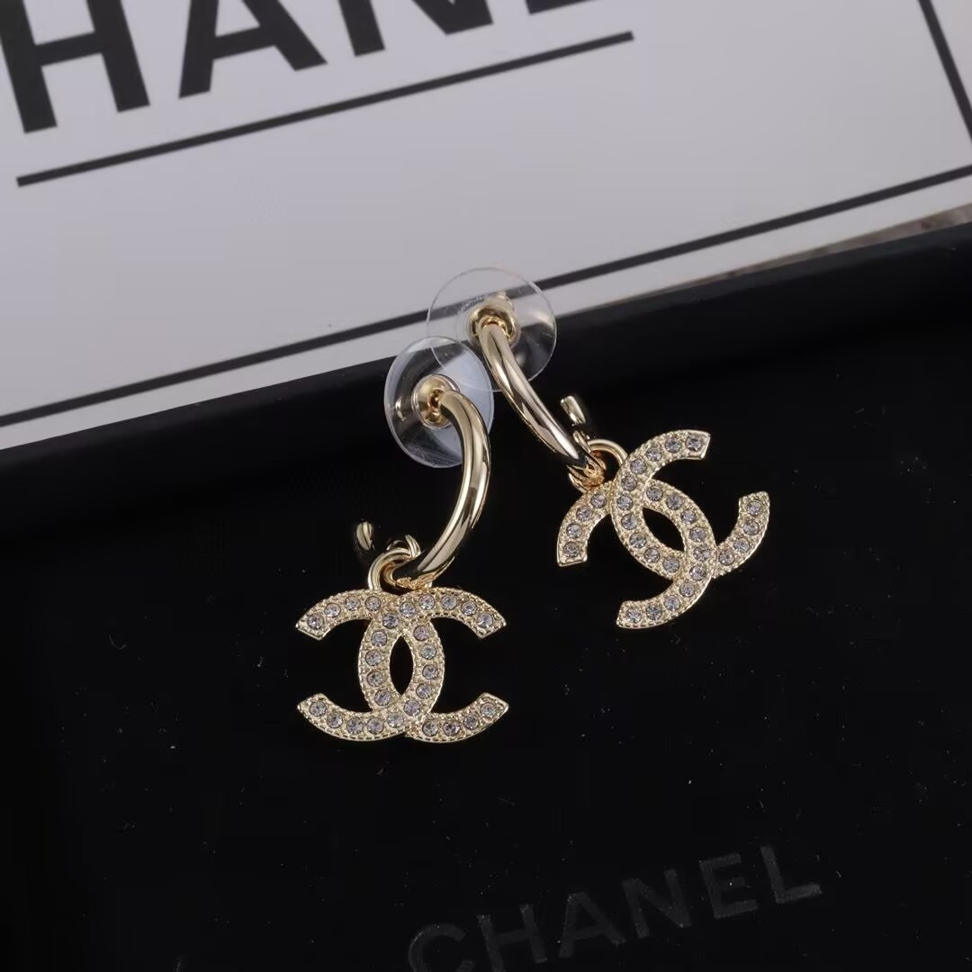 Ch*el earrings
