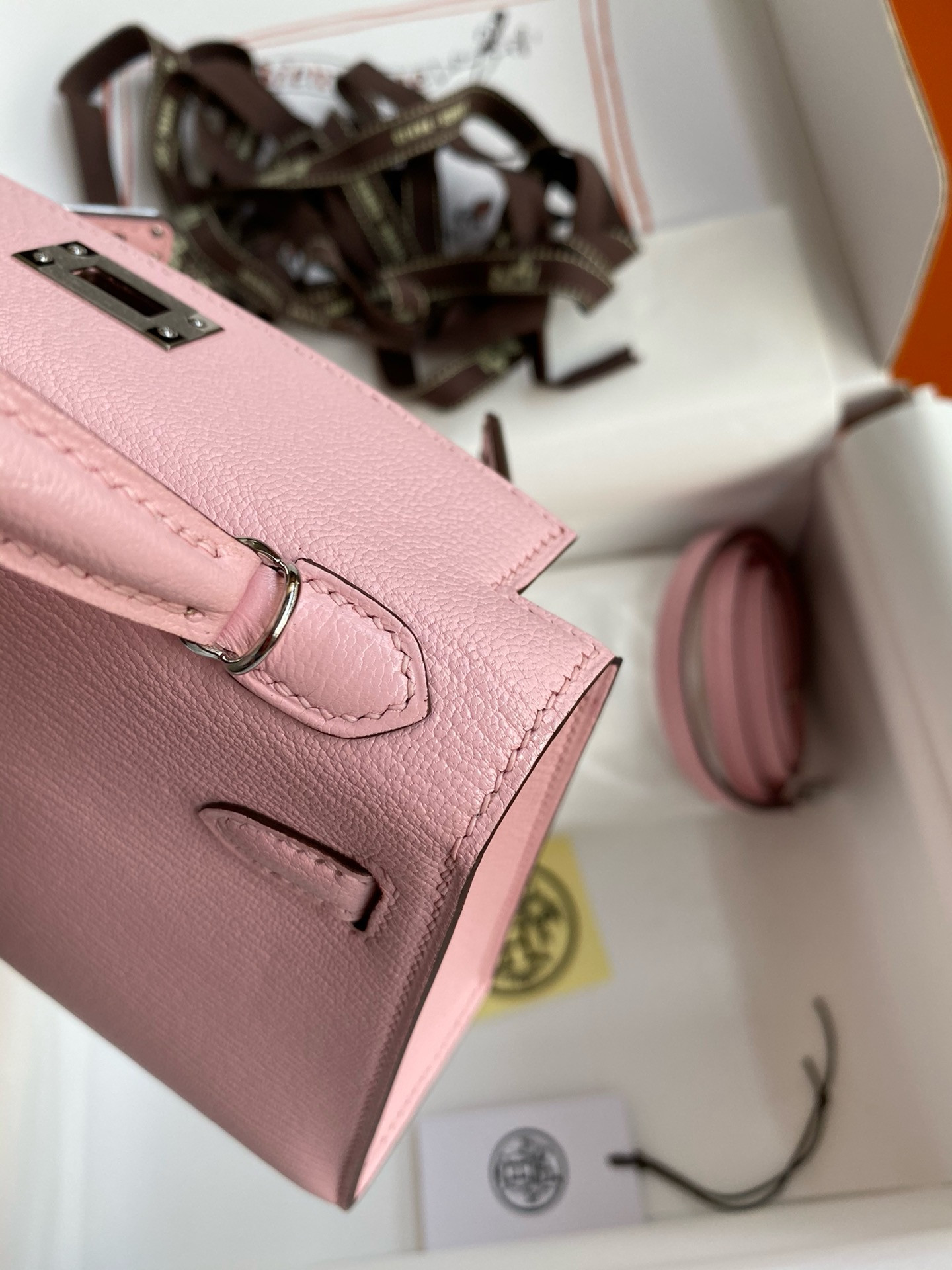 Hermès Mini Kelly Chèvre 19 19×6×12cm (20 days for customization)