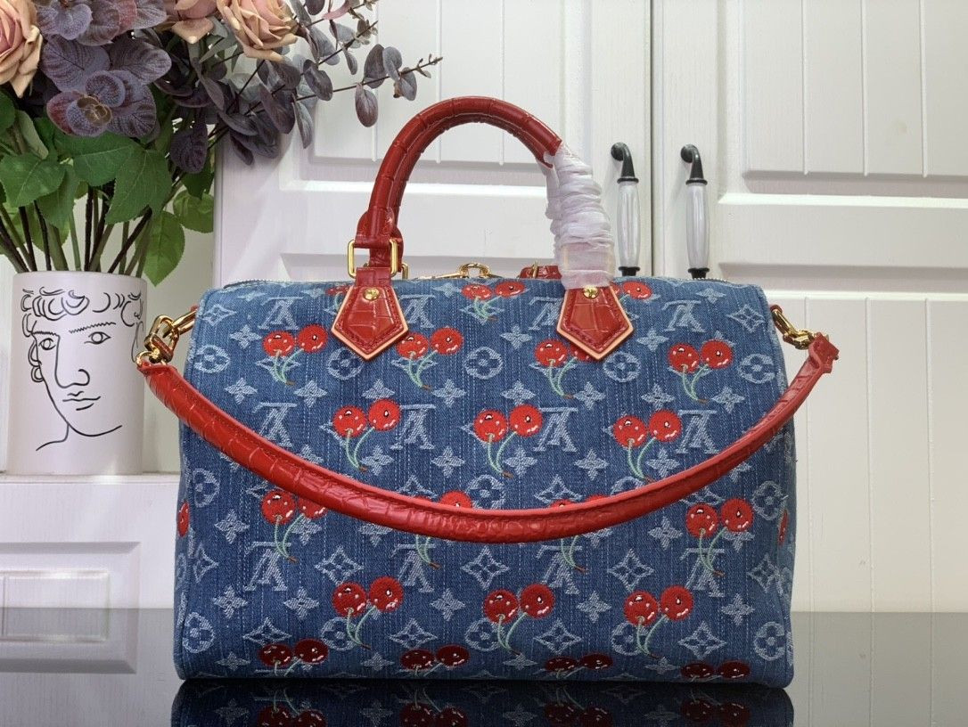 LV x TM Speedy Soft Bandoulière 30 N87627 21x17x30cm