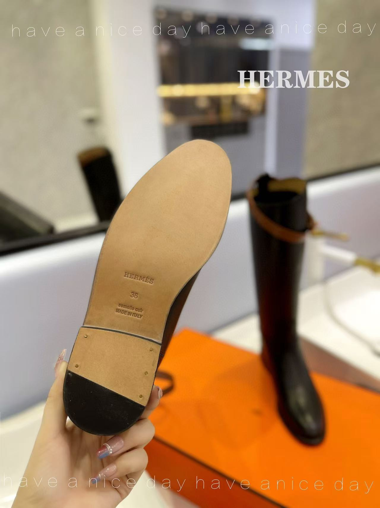 UA Hermès Jumping Boots