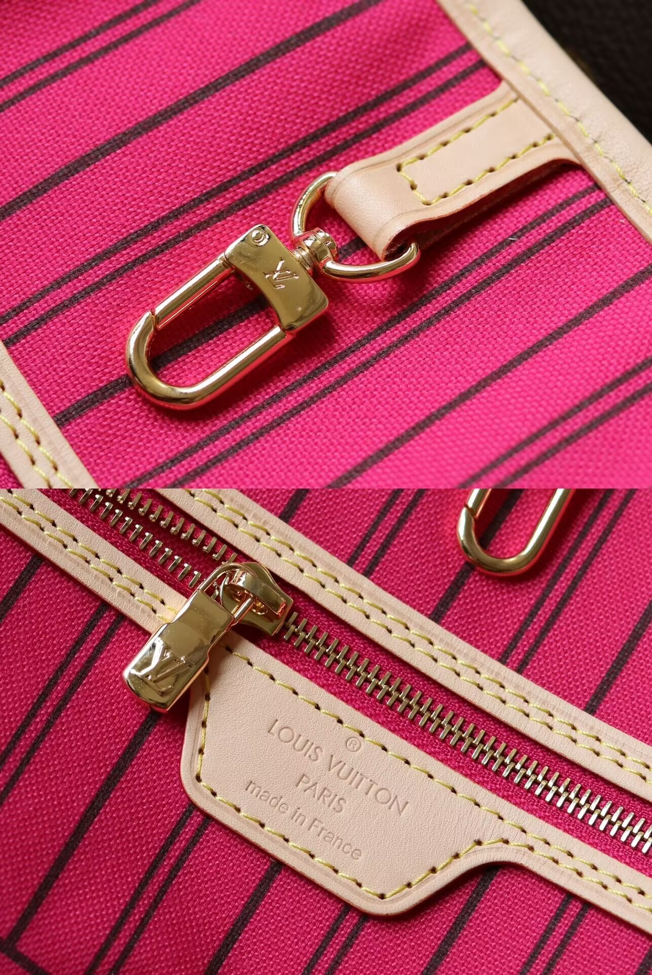 LV Neverfull MM Bandoulière Inside Out M12257 31 x 28 x 14cm Without Box