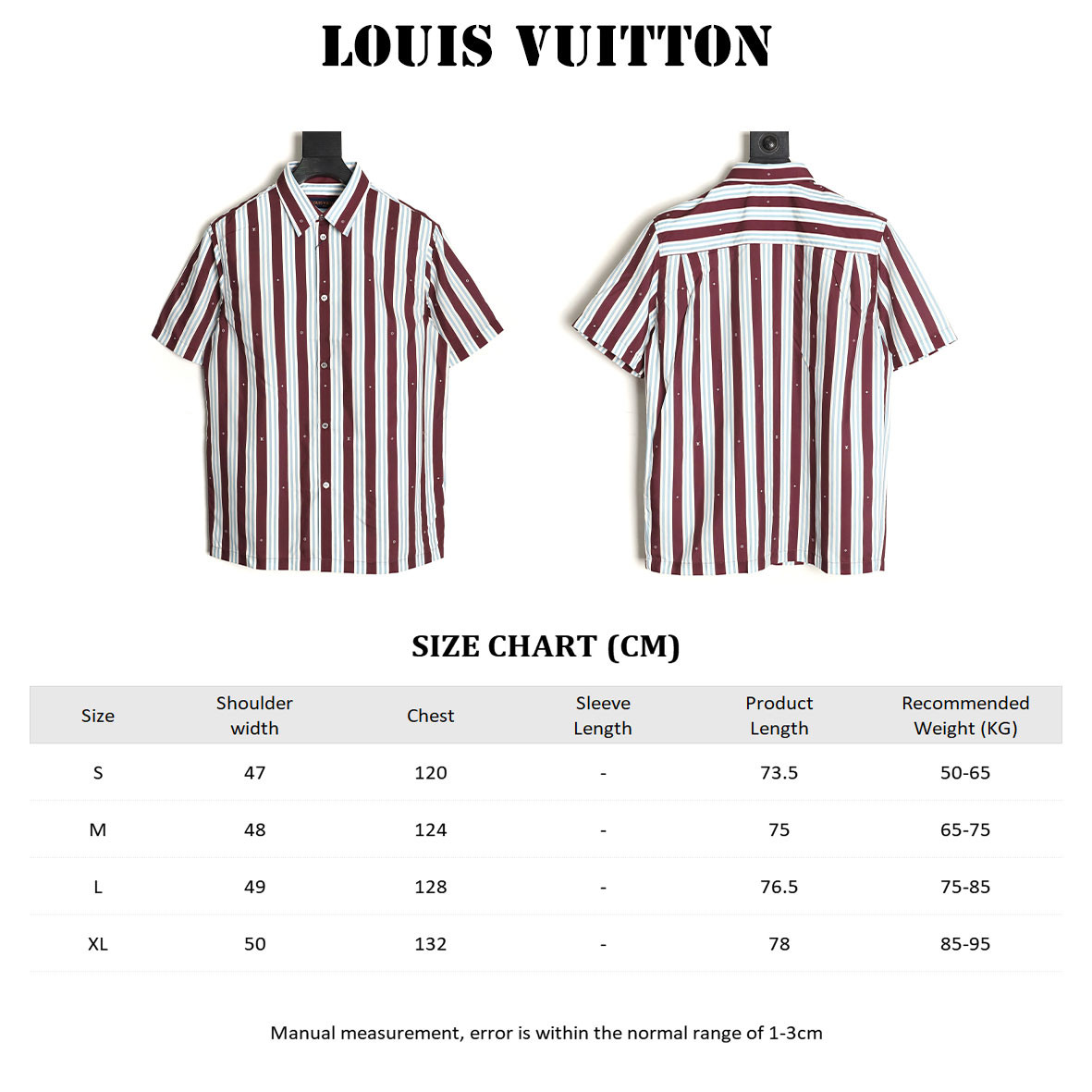 l0*is V*t0n lv short-sleeved shirts