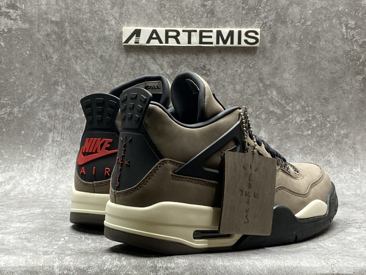 Air Jordan 4 Retro Travis Scott Olive