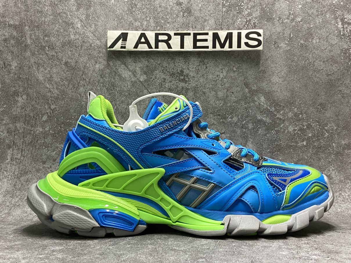 Balenciga Track Blue Green