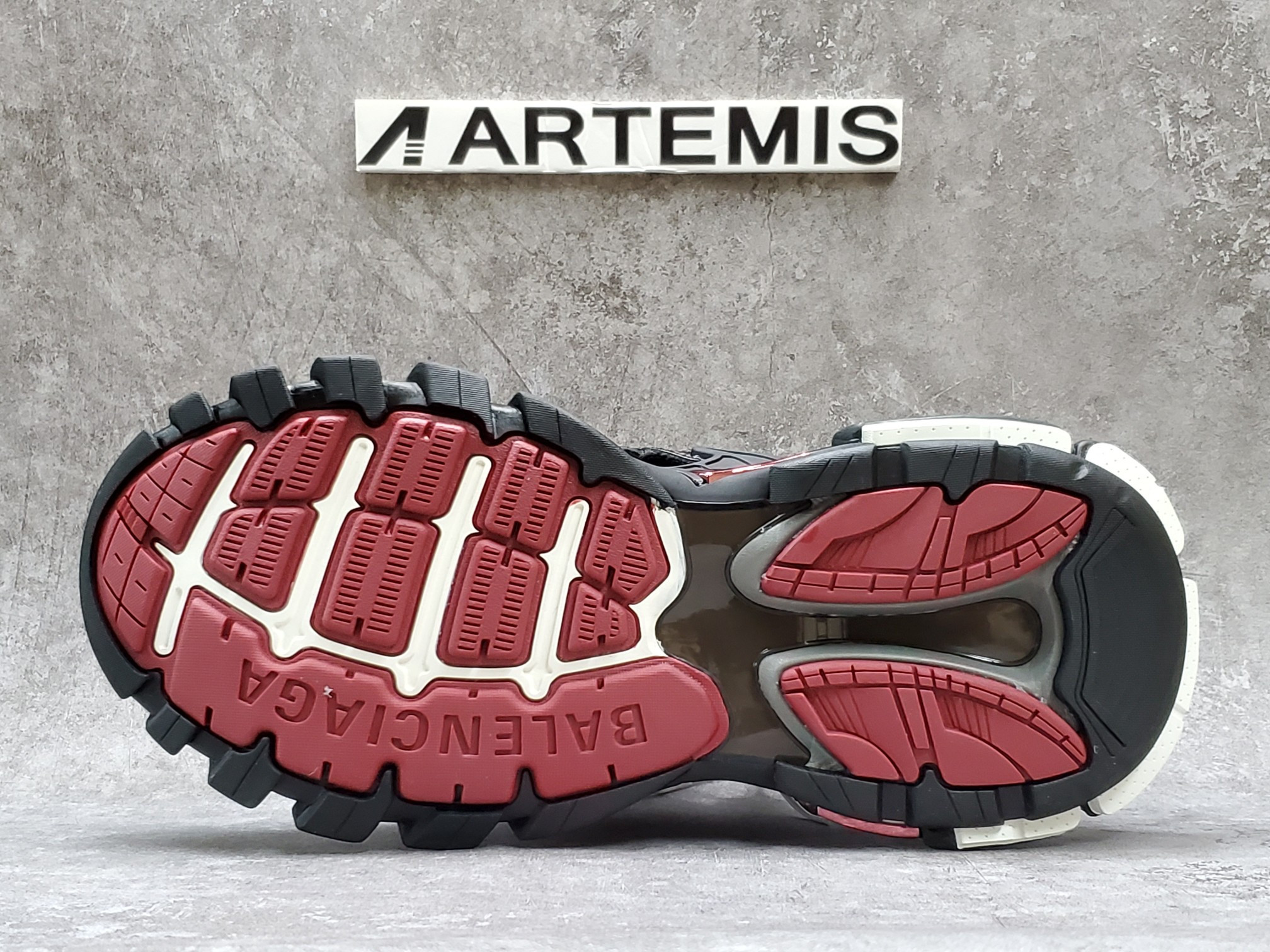 Balenciga Track 2 Trainer Black Red