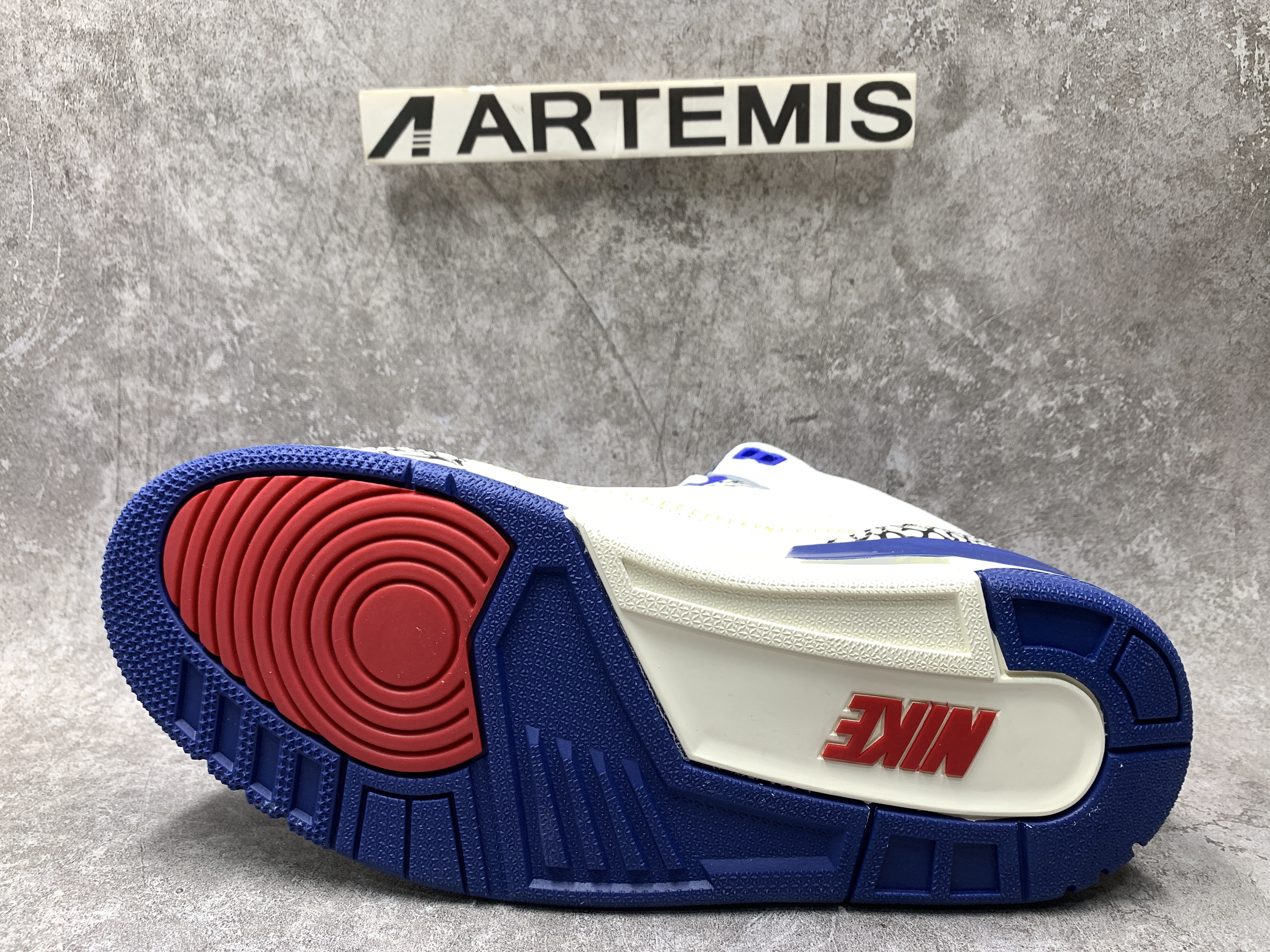 Air Jordan 3 Retro SP White Blue Red Cement Grey