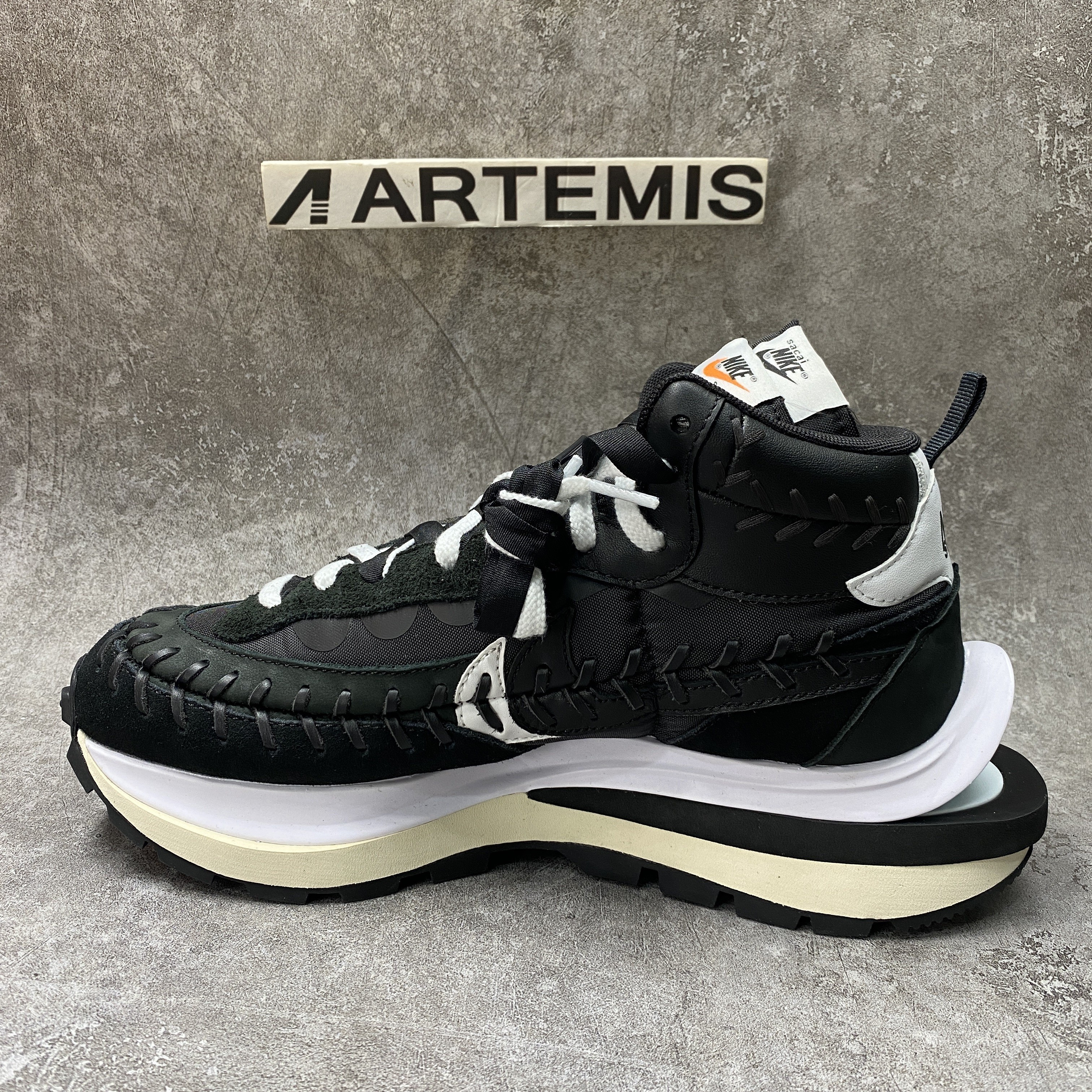 Nike Vaporwaffle Sacai Jean Paul Gaultier Black White