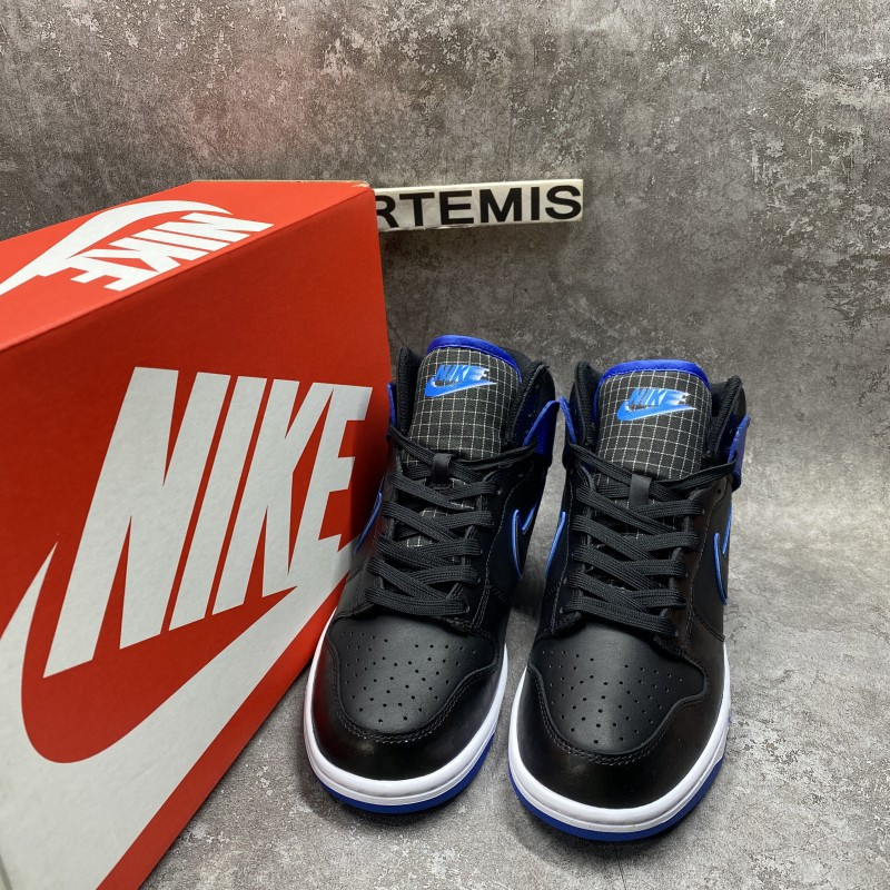 Nike Dunk High SE Camo Black Royal
