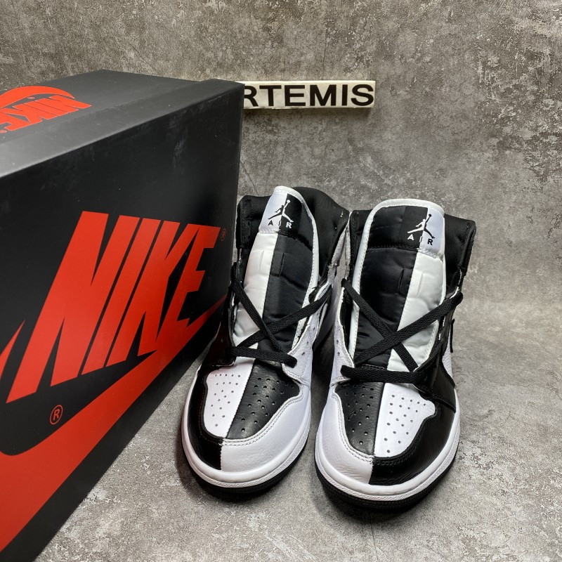 Air Jordan 1 Mid Spli Black White