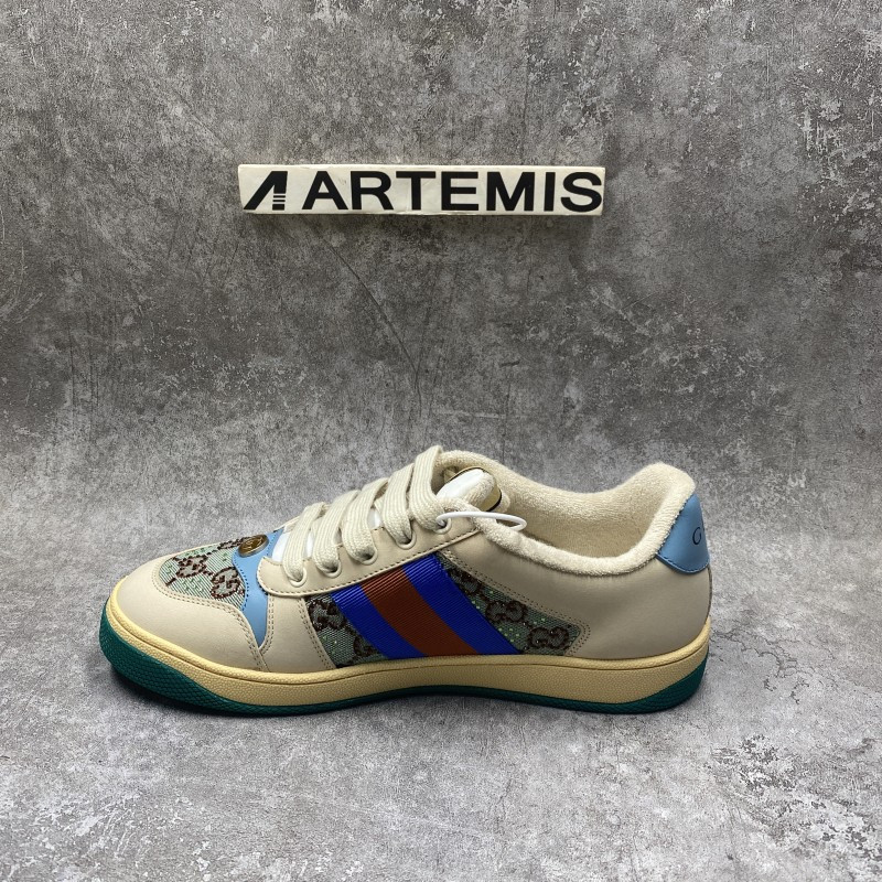 GC Crystal-embellished GG Screener sneakers