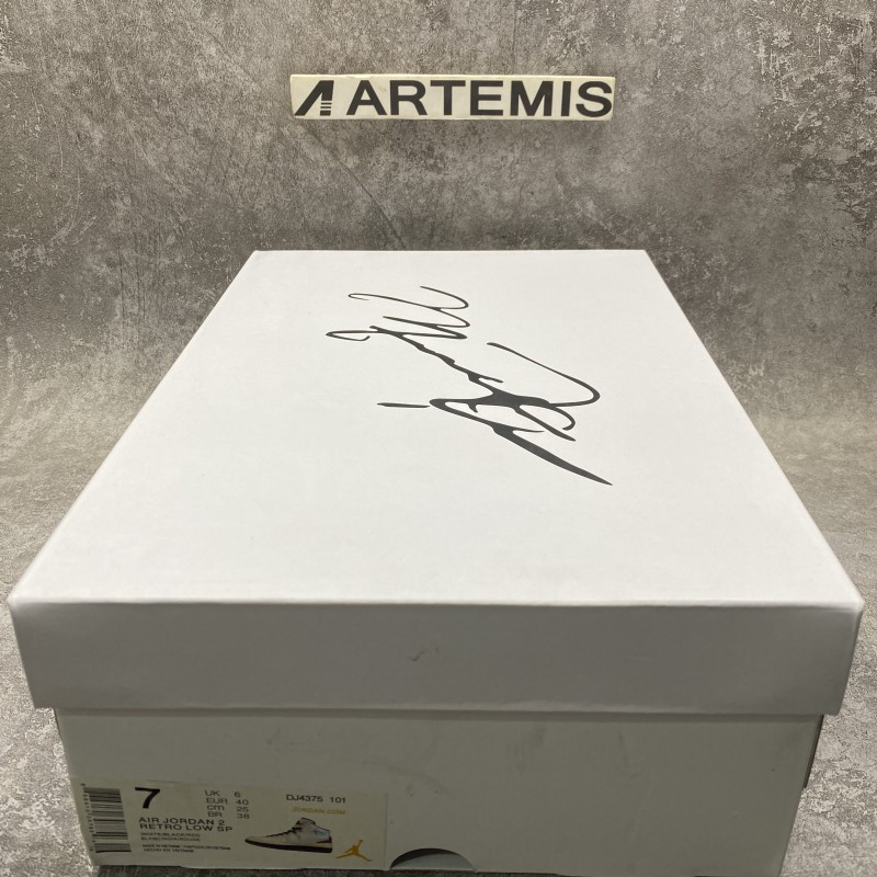 Air Jordan 2 Retro Low Sp Off-White White Red