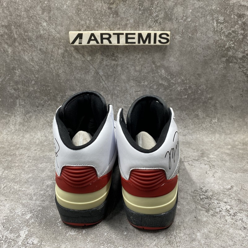 Air Jordan 2 Retro Low Sp Off-White White Red