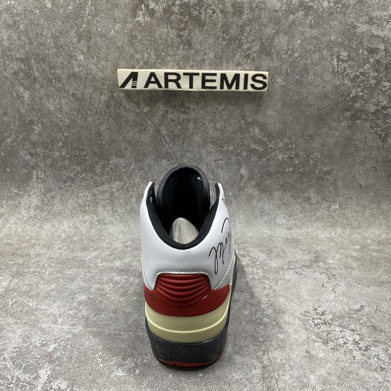 Air Jordan 2 Retro Low Sp Off-White White Red