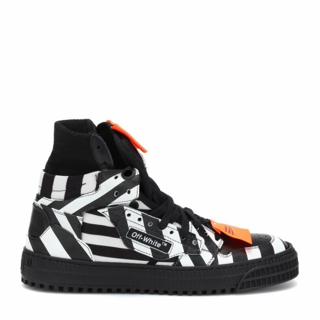 Off-White Wmns Off-Court 3.0 High Black White Striped