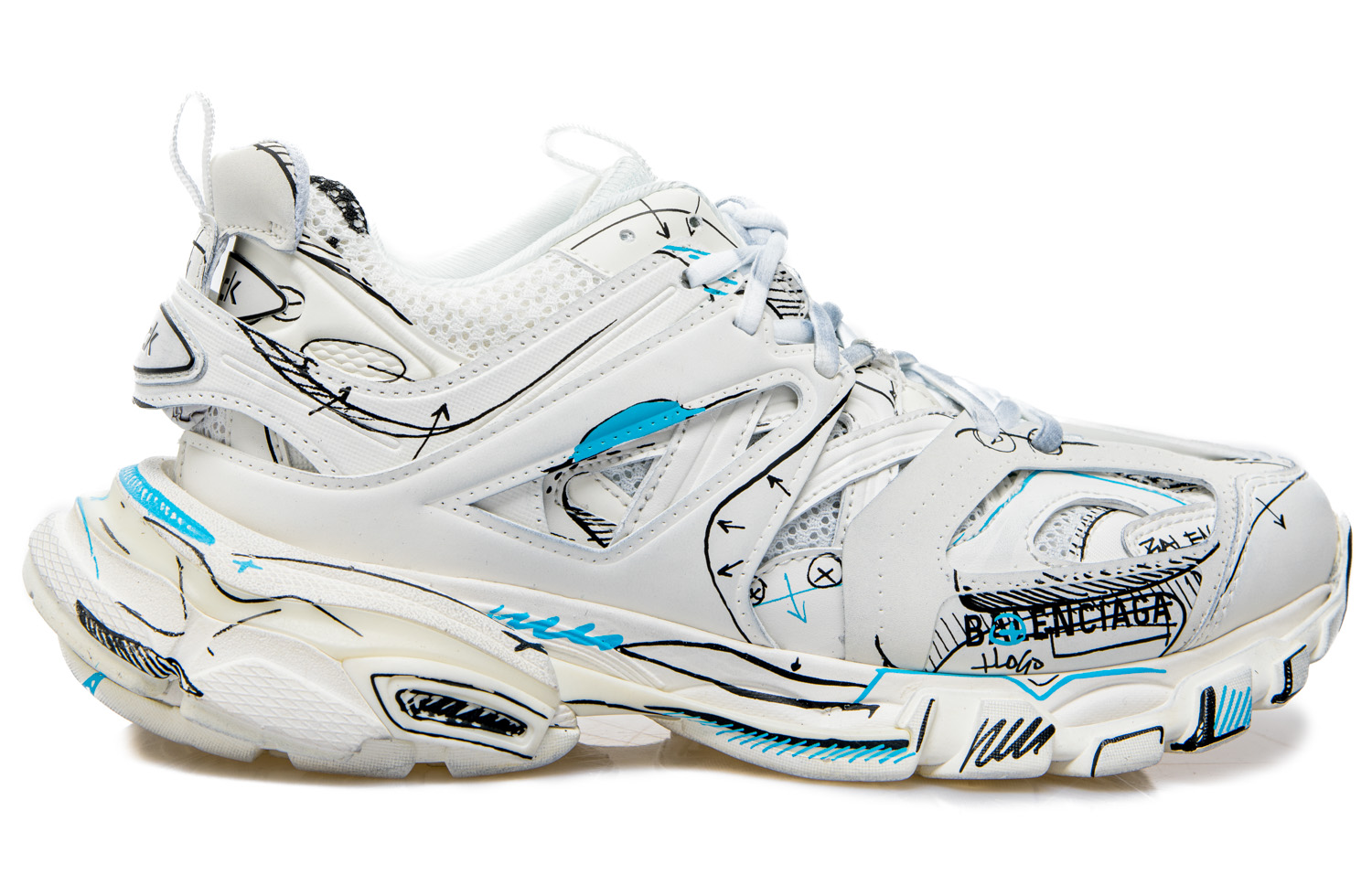 Balenciga Track Sneaker in Multicolor