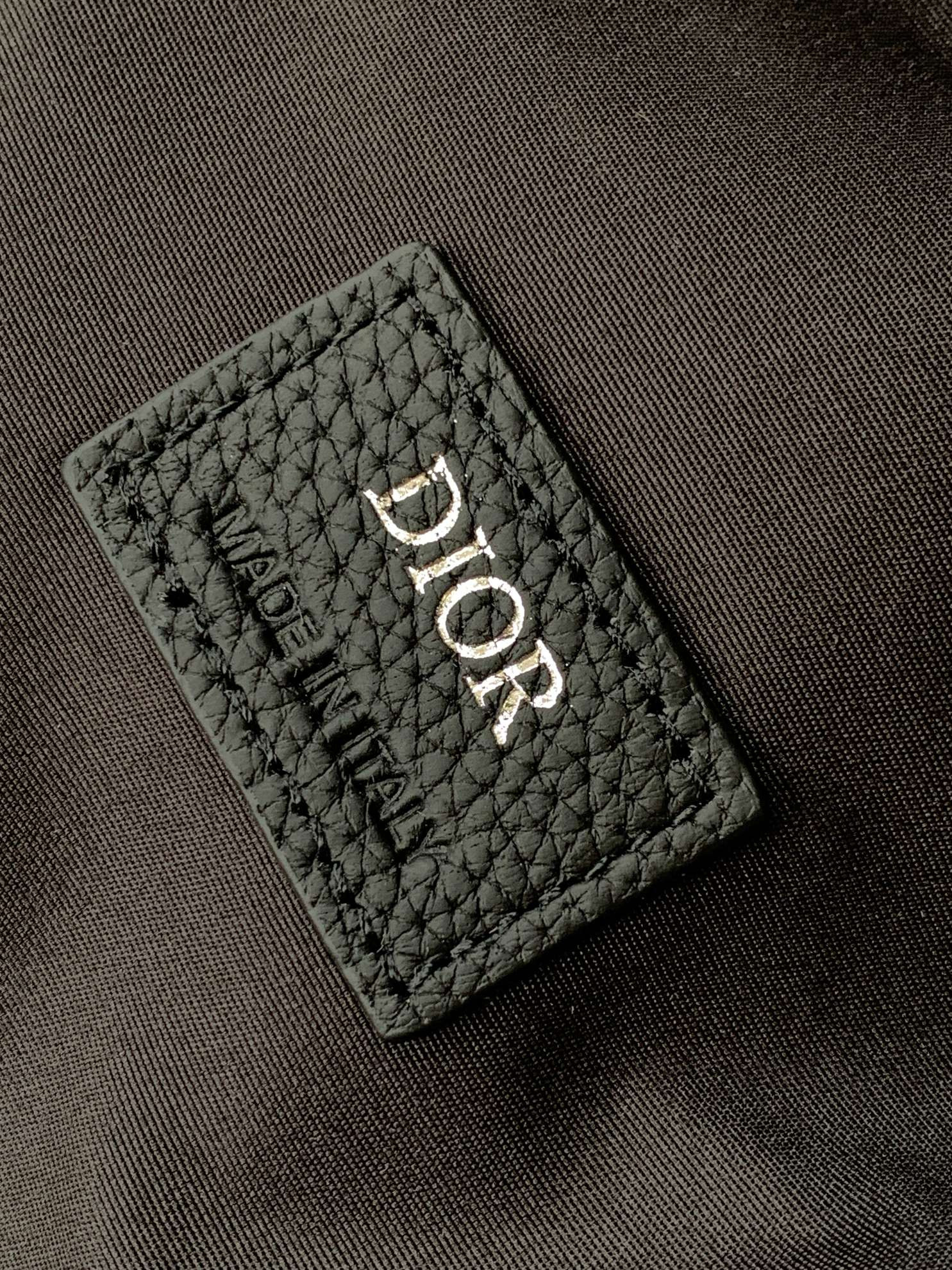 D*or saddle bag beige and black D*or oblique jacquard 26 x 19 x 4.5 cm
