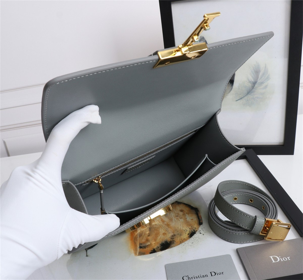 D*or 30 montaigne chain bag grained