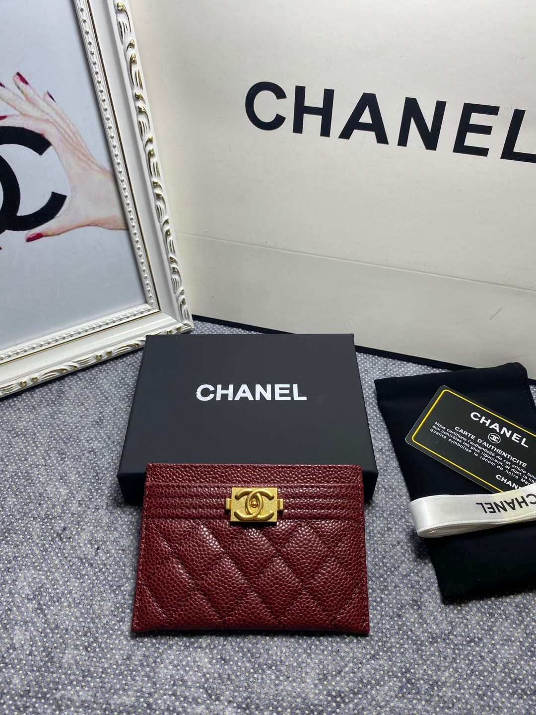 Ch*el card holder 10cm