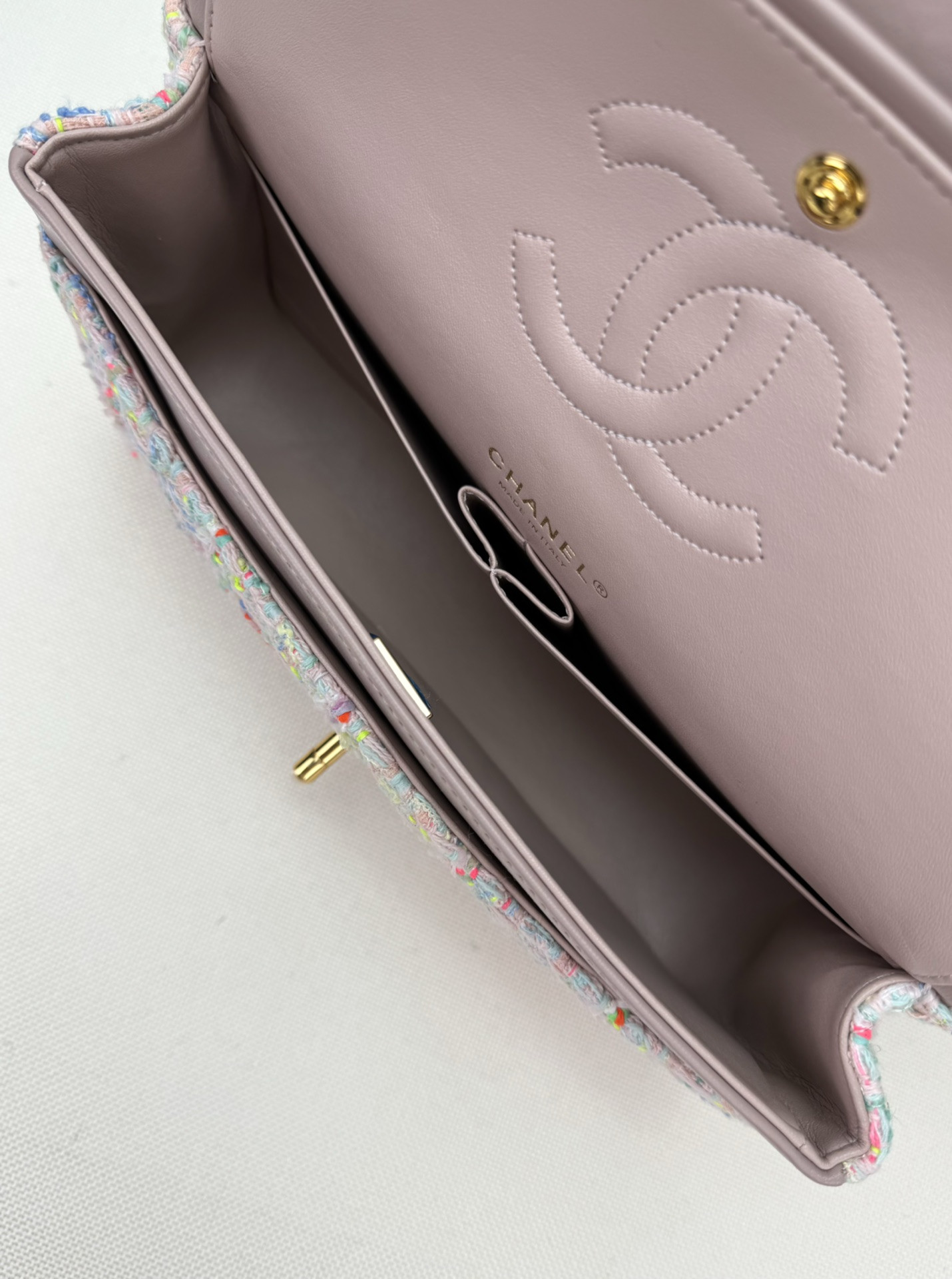 Ch*el classic 11.12 handbag  4.7 × 7.8 × 2.3 in