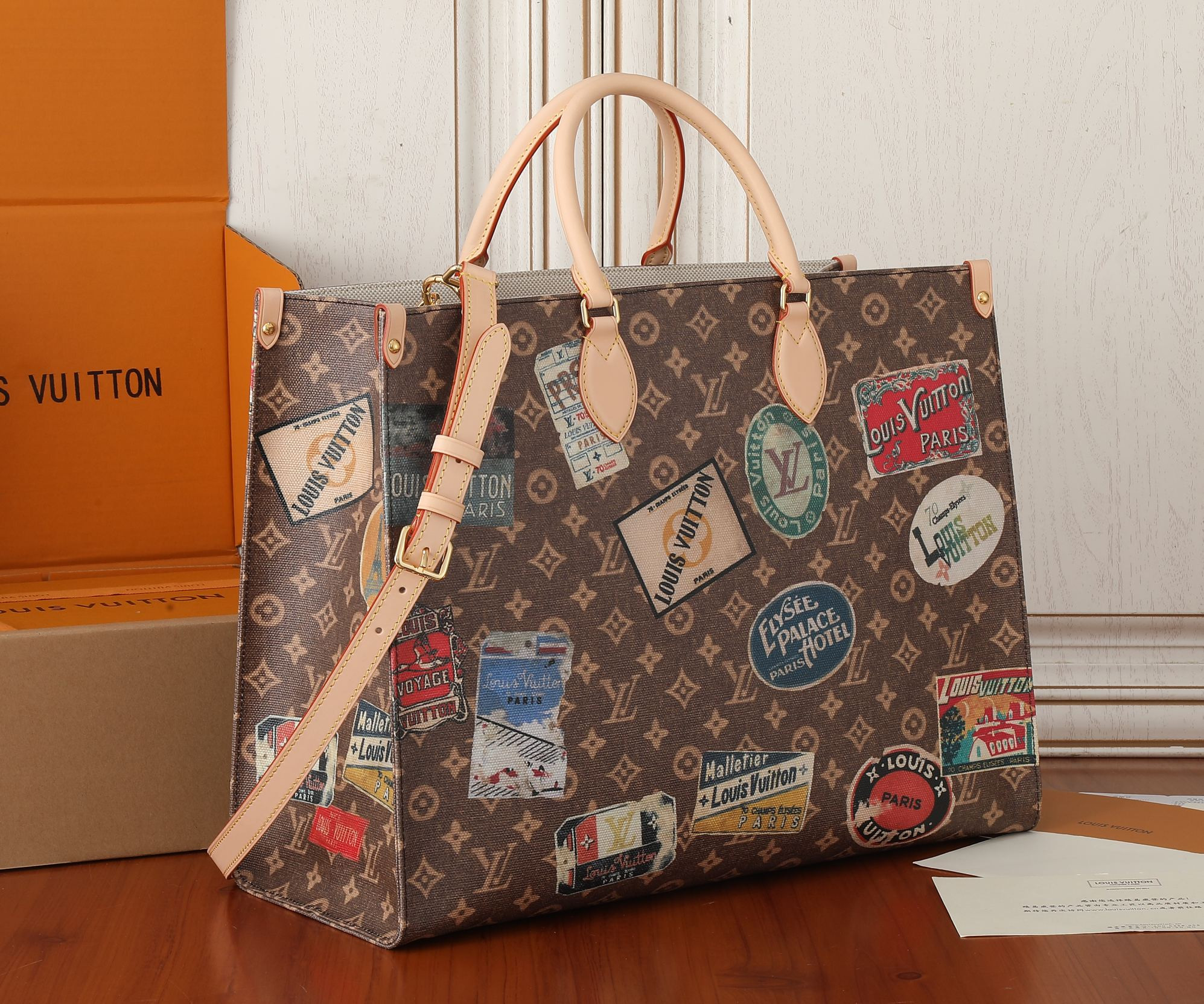 LV OnTheGo Voyage M47147 16.9 x 13 x 7.3 inches
