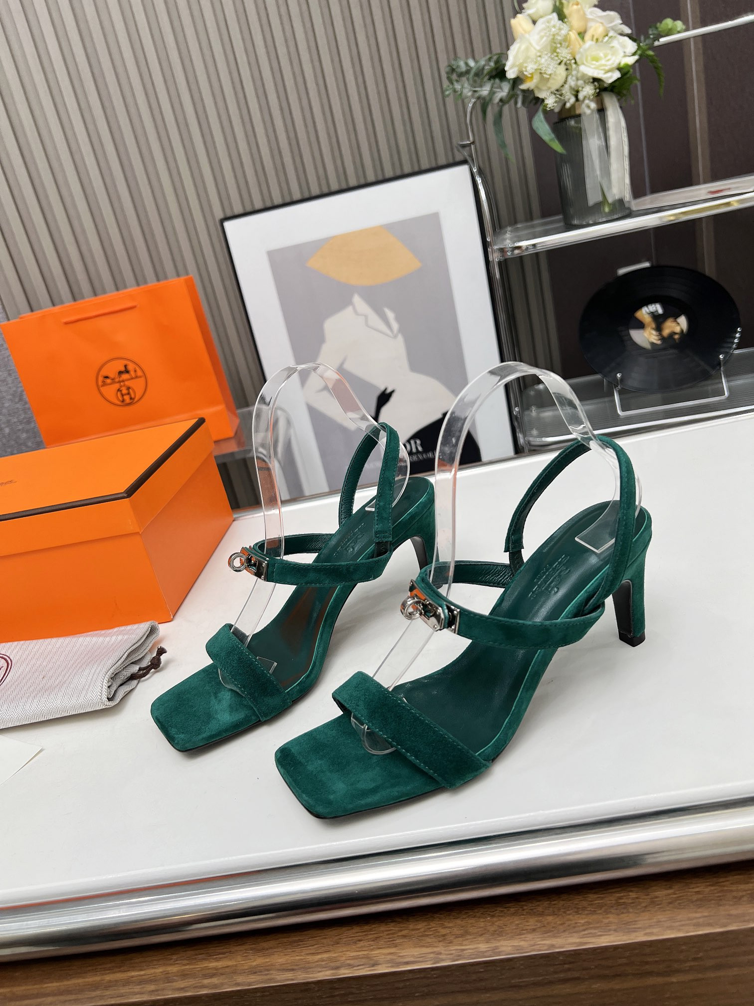 UA Hermès Glamour 95 sandal