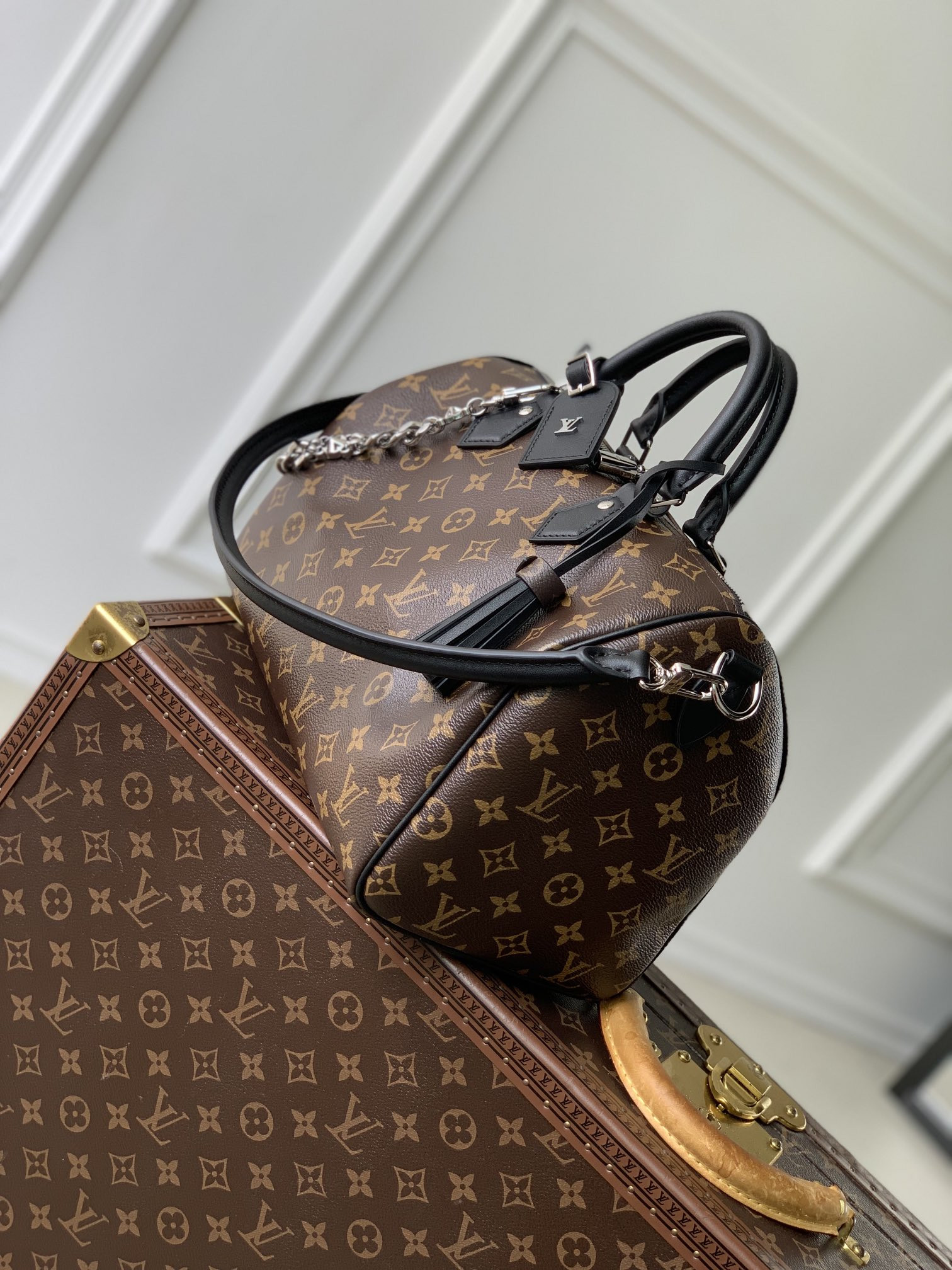 LV Speedy Soft 30 Dark M12243  21 x 17 x 30 cm