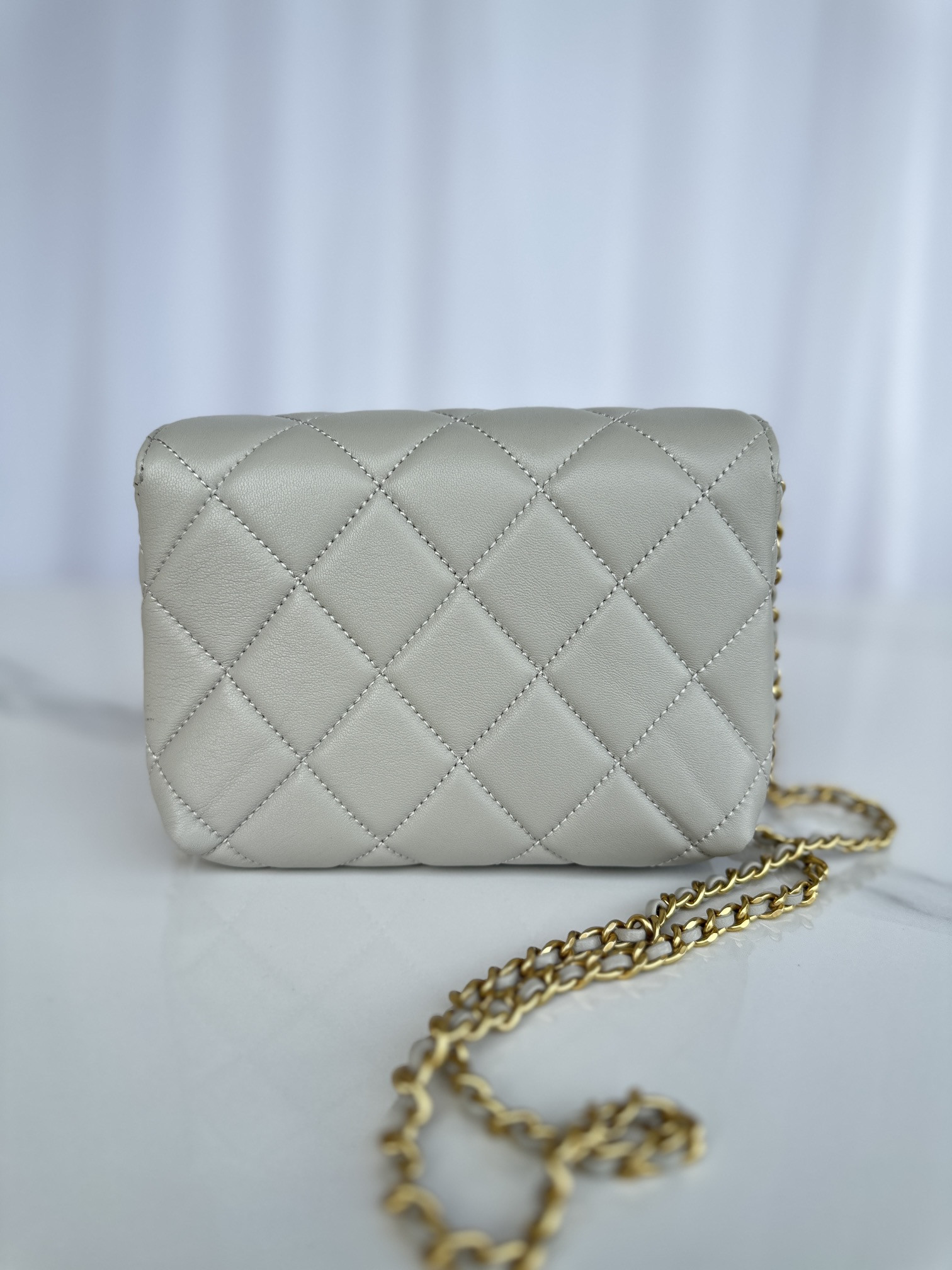 Ch*el mini flap bag 19x12.5x8cm