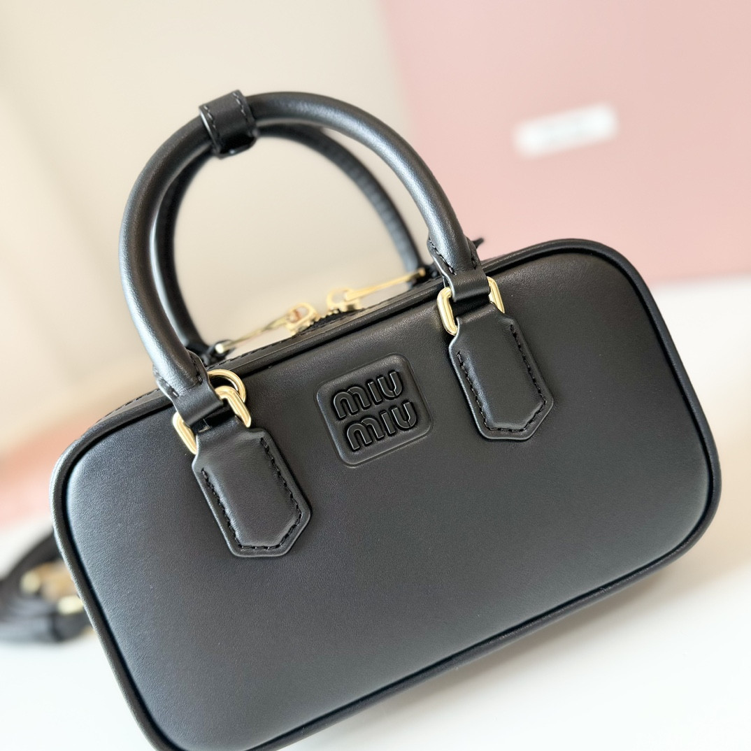 Miu Miu Arcadie leather mini-bag 19X10X5cm