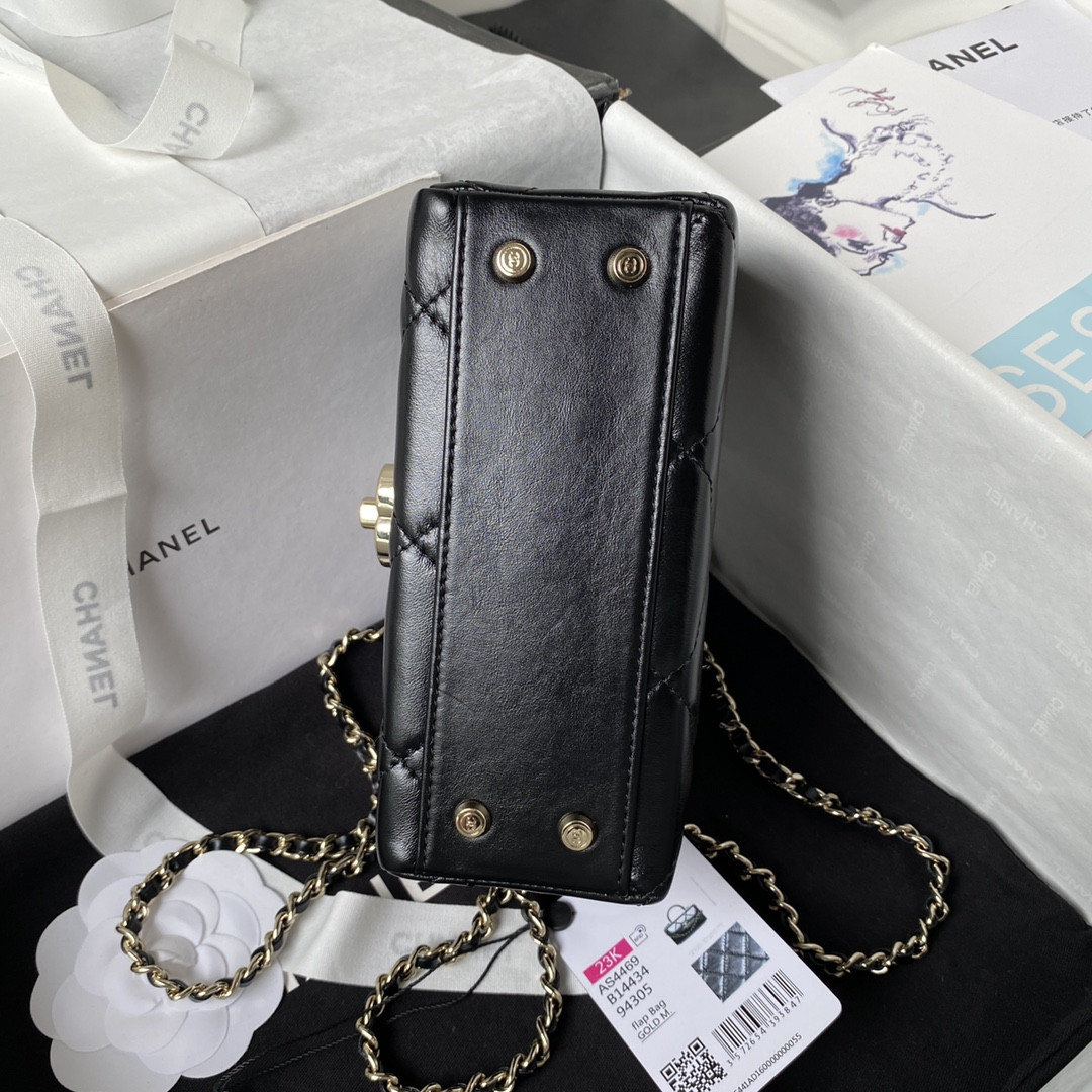 Ch*el 23k wallet on chain handbag 10.5×17×8cm