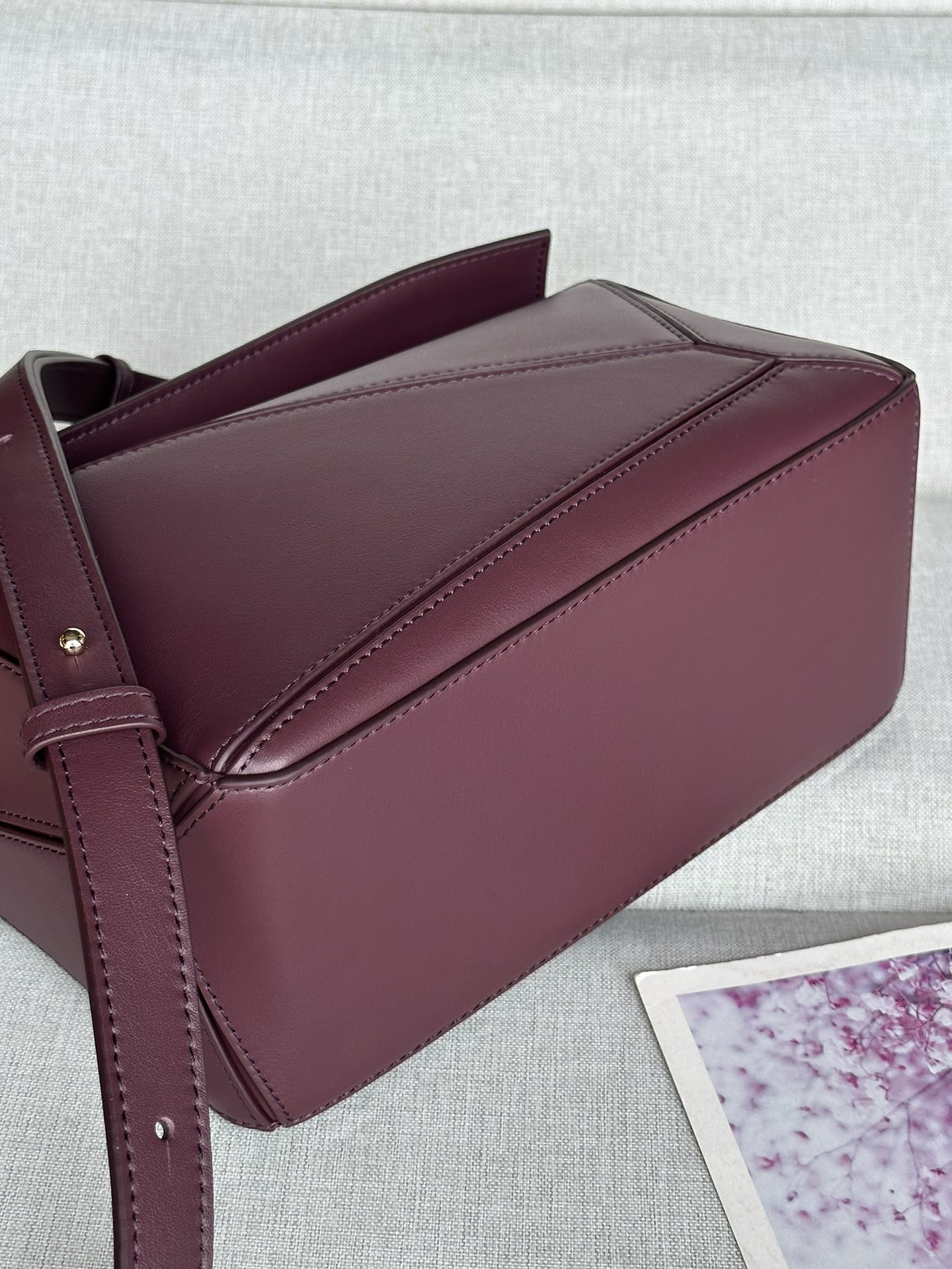 L0ew* small puzzle bag in smooth calfskin 24x10.5x16.5cm