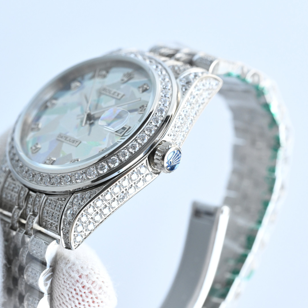 r*l*x datejust 41mm full Di*m*nd series